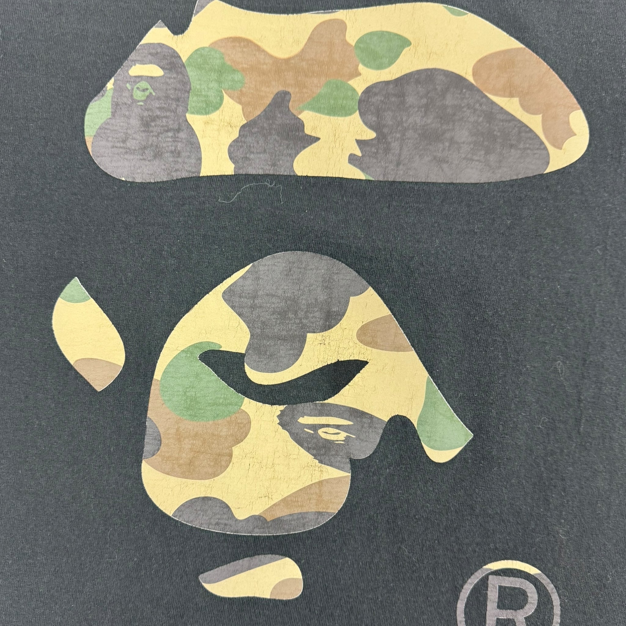 Bathing Ape Camo Ape Face T-Shirt
