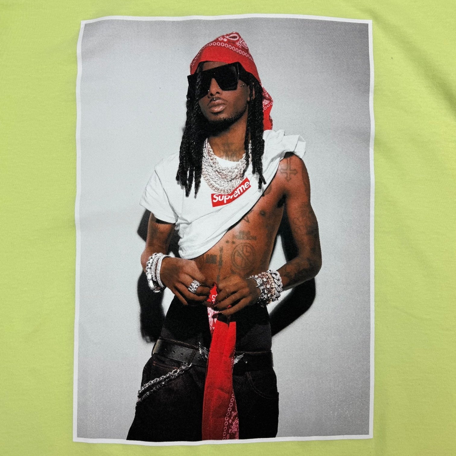Supreme Playboi Carti Tee Pale Green