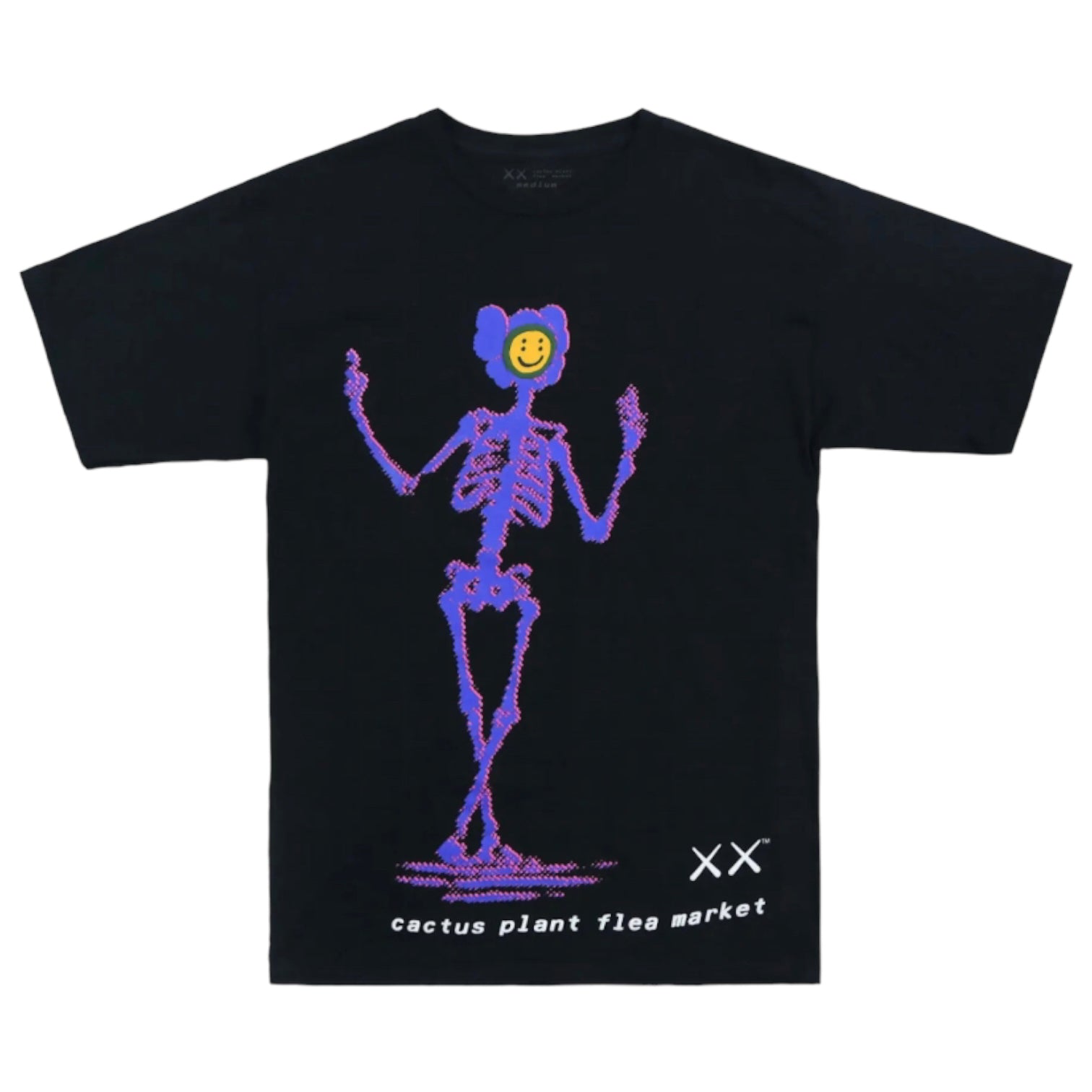 Kaws x CPFM Skeleton Tee Black