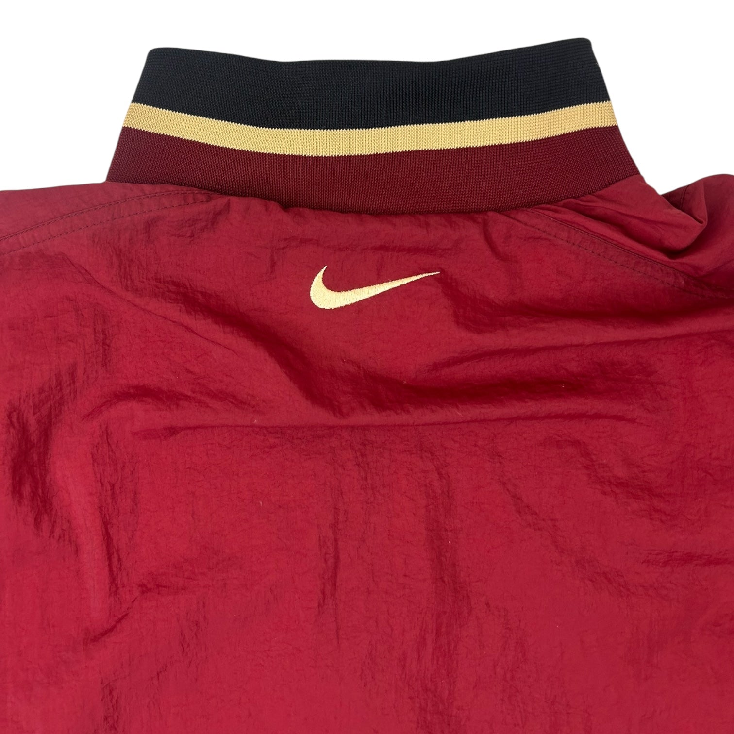 Vintage Nike Spell-Out Quarter Zip Jacket Red