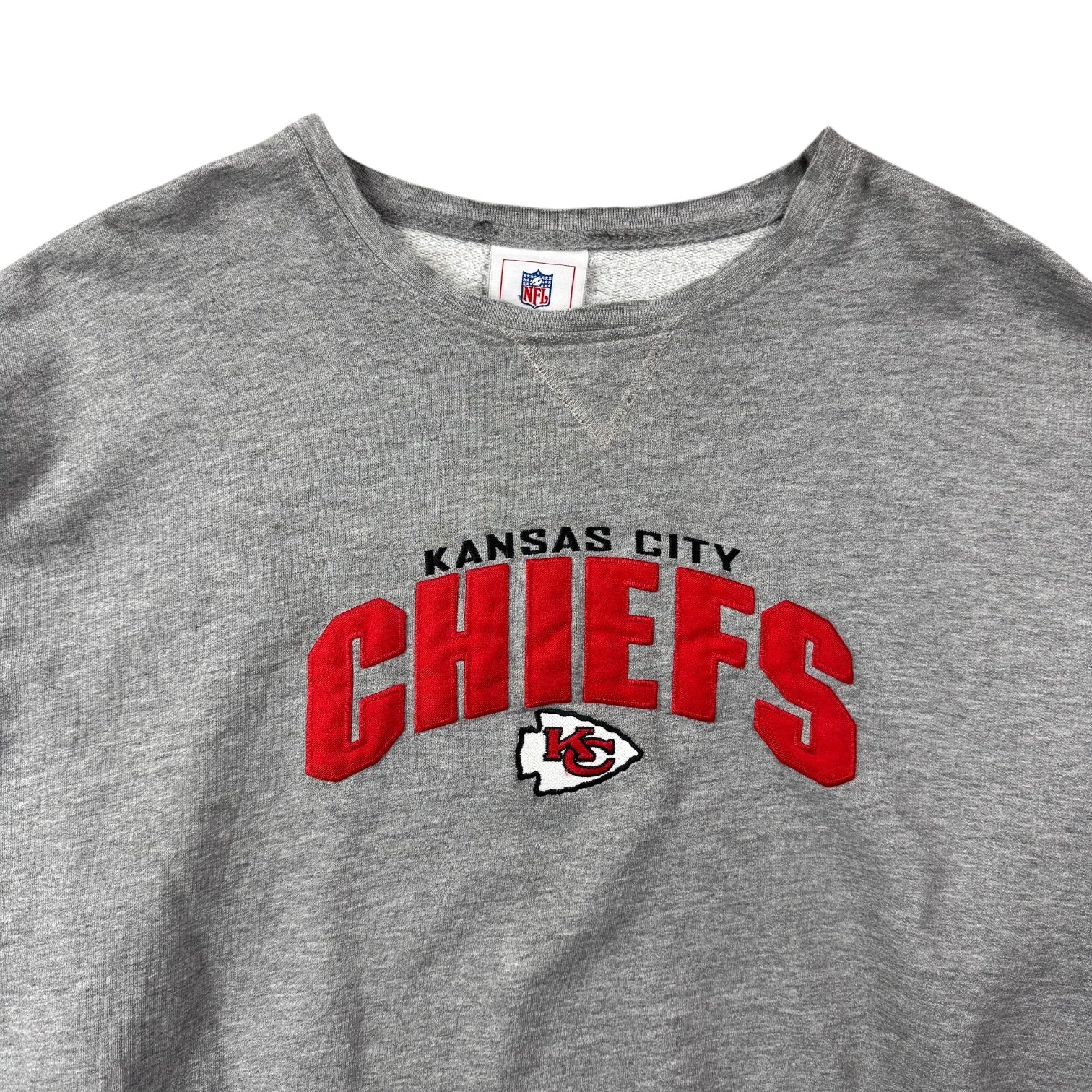 Vintage NFL Kansas City Chiefs Crewneck Grey