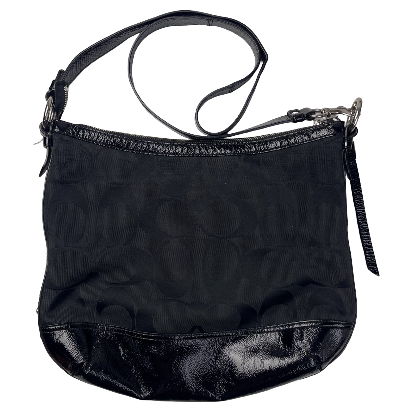 (W) Coach Park Duffle Shouler Bag Black