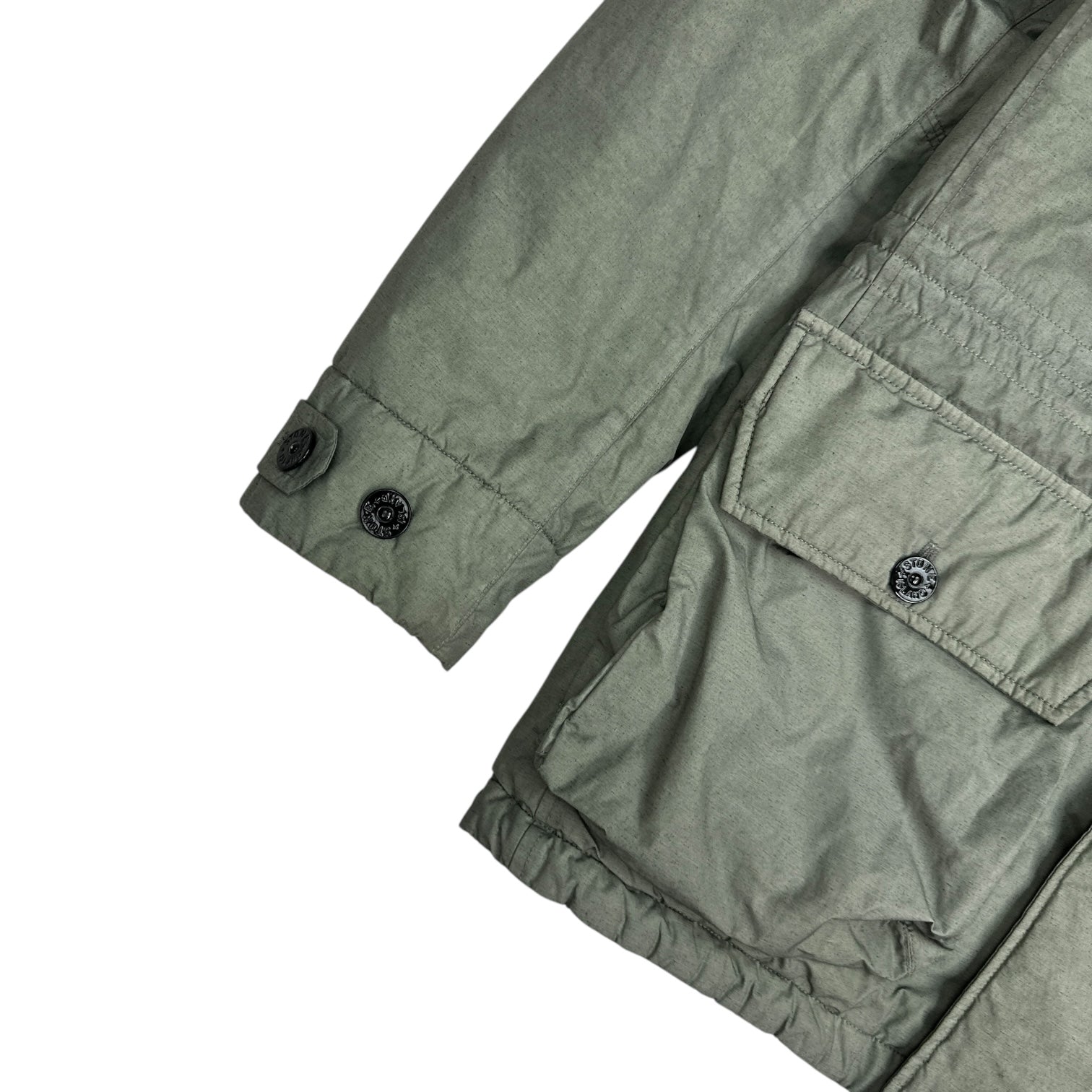 Stone Island Naslan Light Watro Field Jacket Sage Green