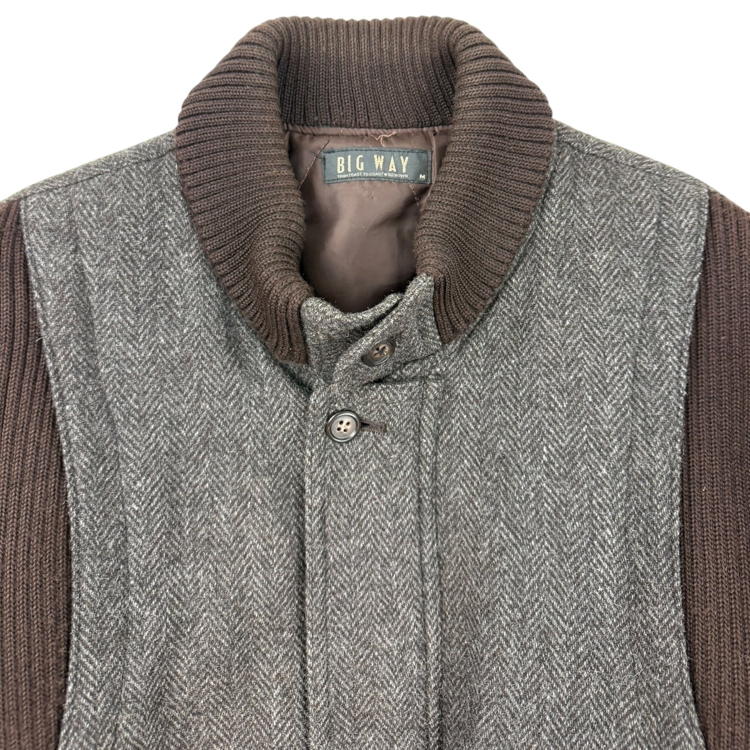 Vintage Big Way Wool Bomber Jacket
