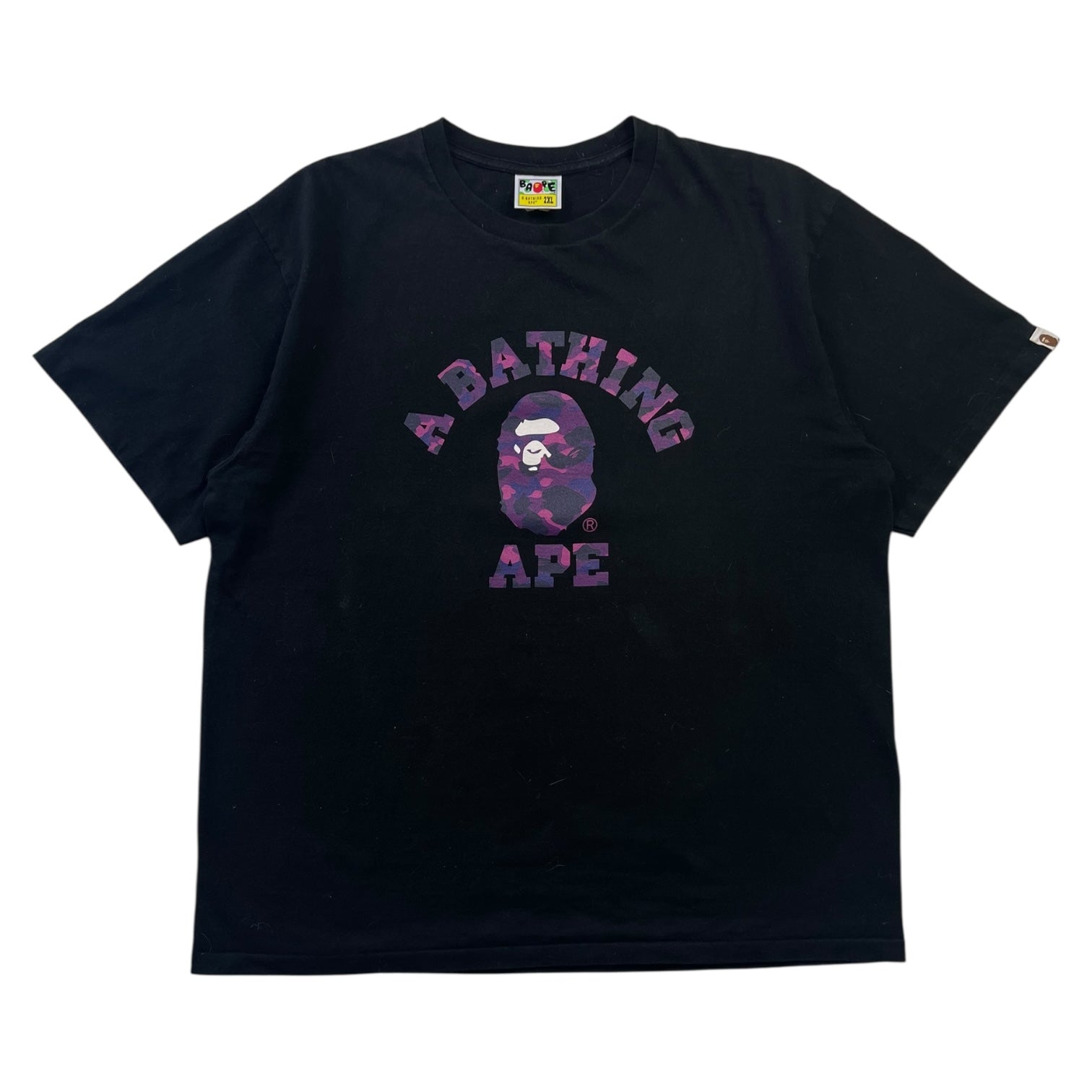 Bape Camo College T-Shirt Black