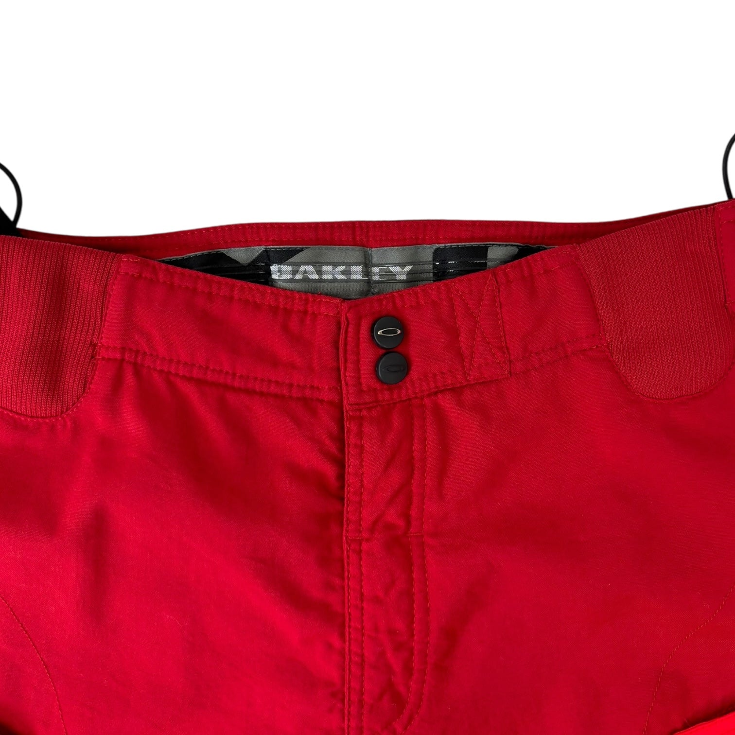 Vintage Oakley Software Technical Mountain Bike Short Red