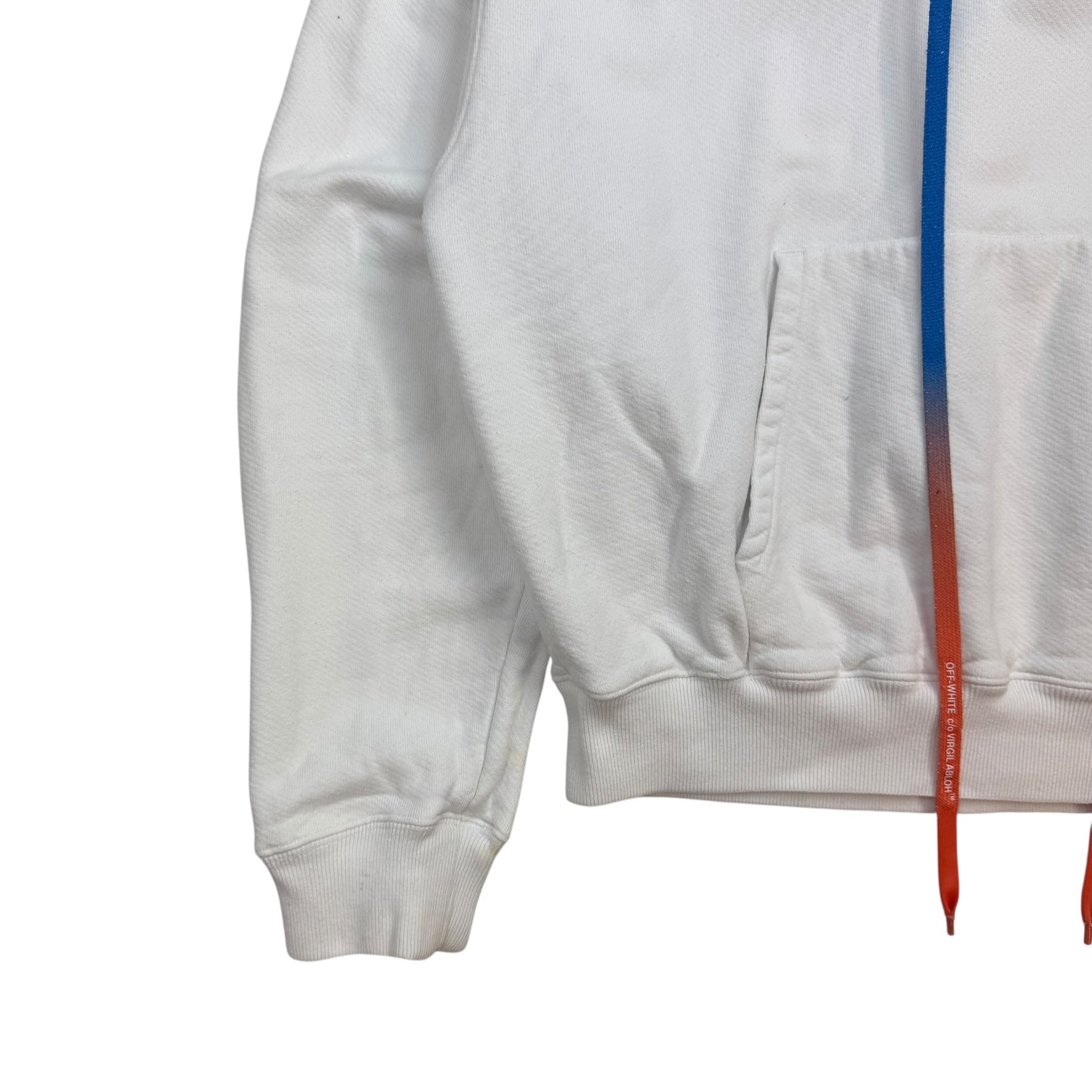 Off-White Spray Blurred Hoodie White