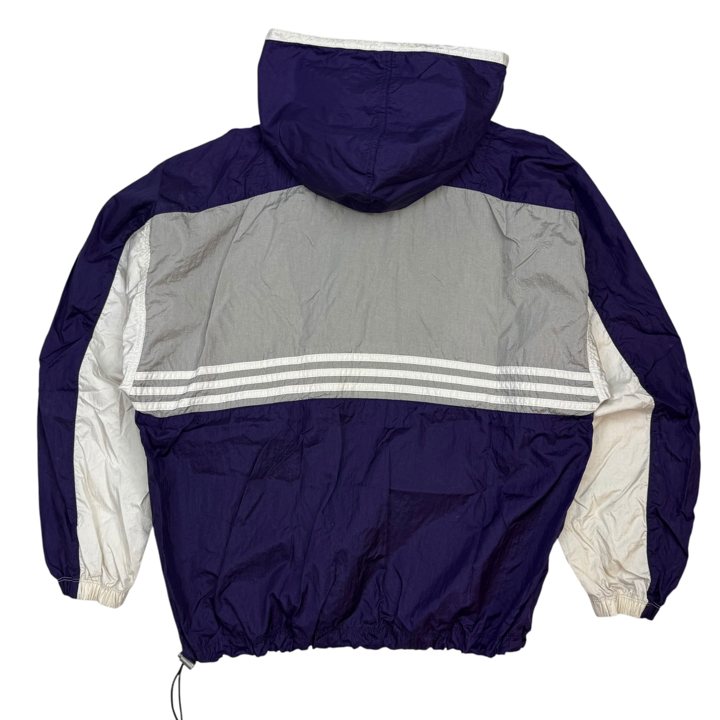 Vintage Adidas Windbreaker Purple/White