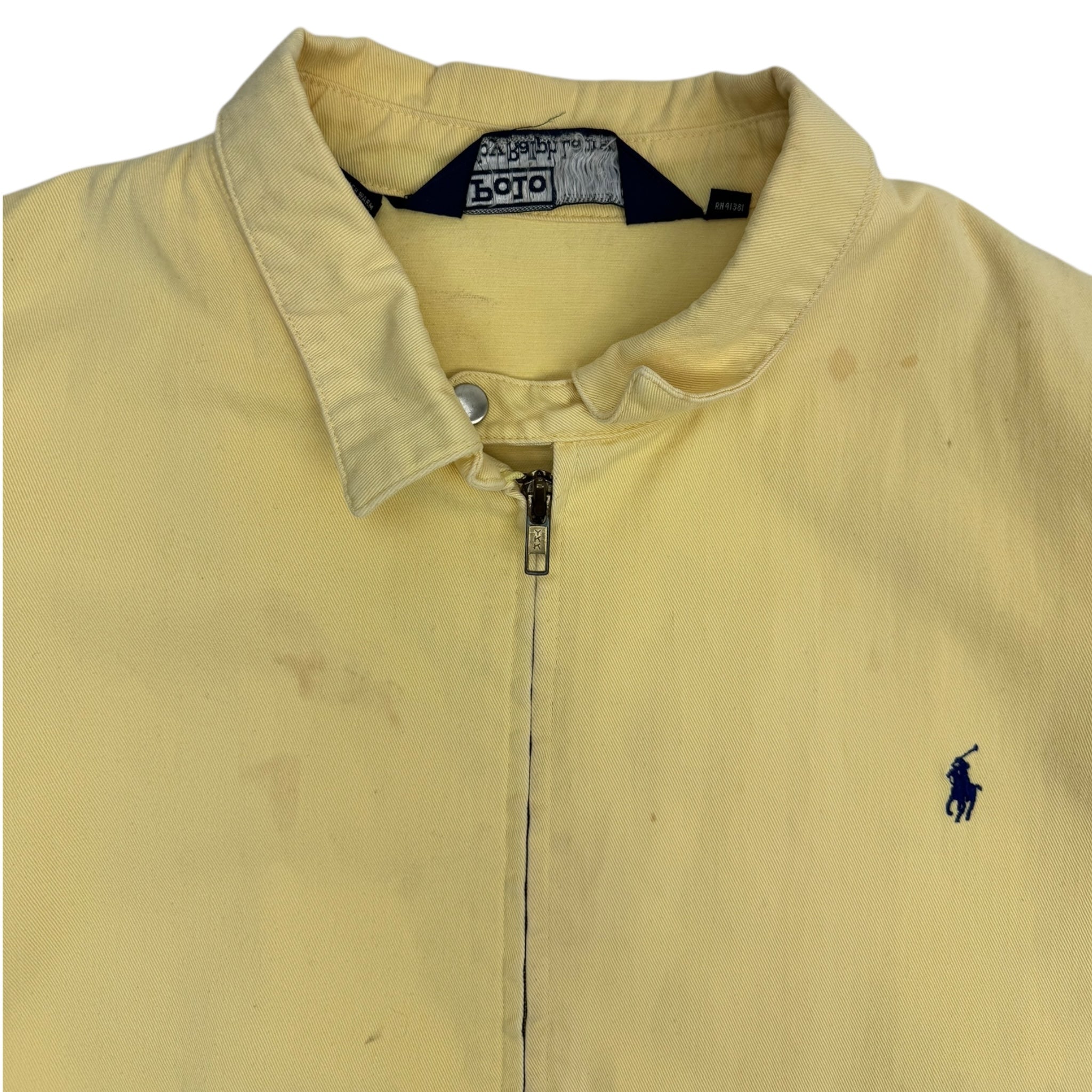 Vintage Polo Ralph Lauren Harrington Yellow Jacket