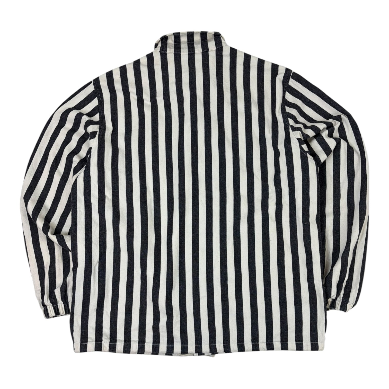 Neighborhood Brooks Stripe Coach Jacket Black/White
