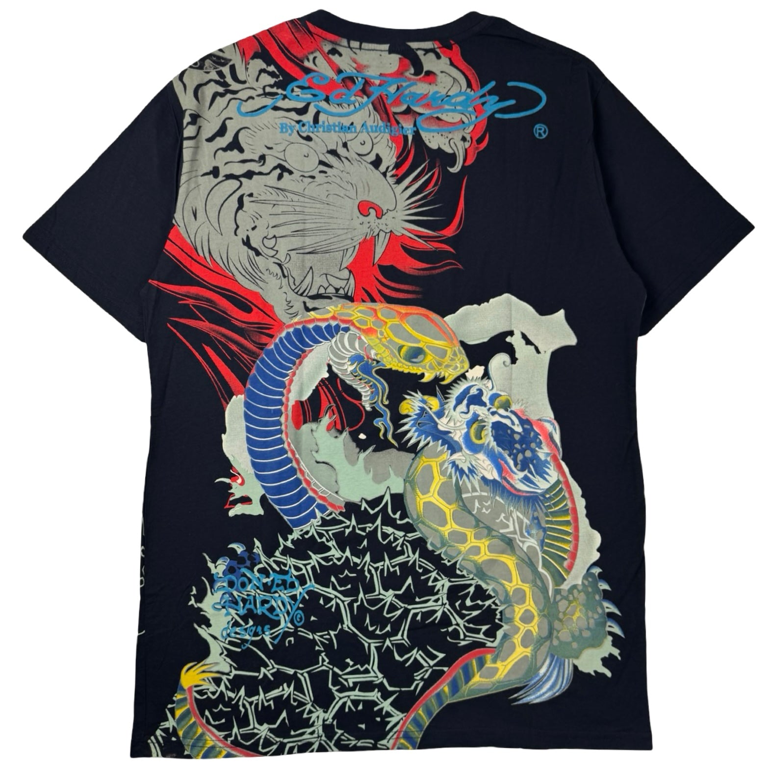 Vintage Y2K Ed Hardy Ambiguous Animal Rhinestone T-Shirt