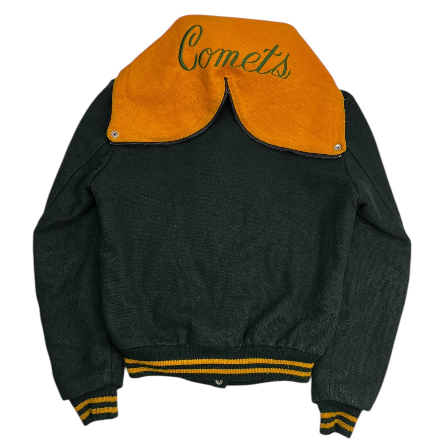 Vintage Collegiate “Comets” Wool Hooded Jacket
