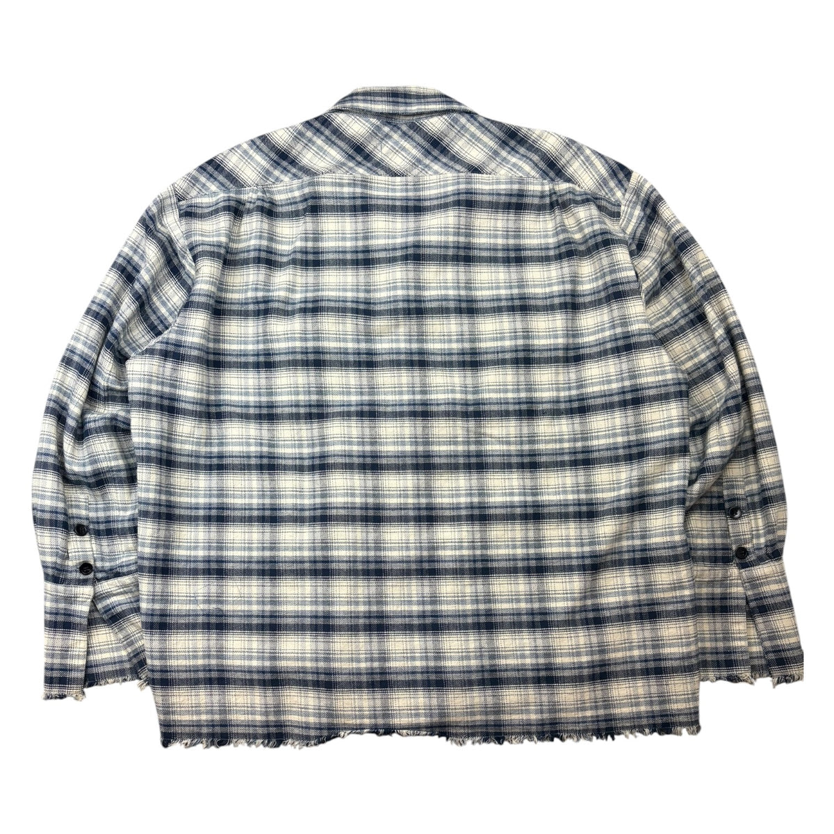 Greg Lauren River Shawl Collar Flannel Blue