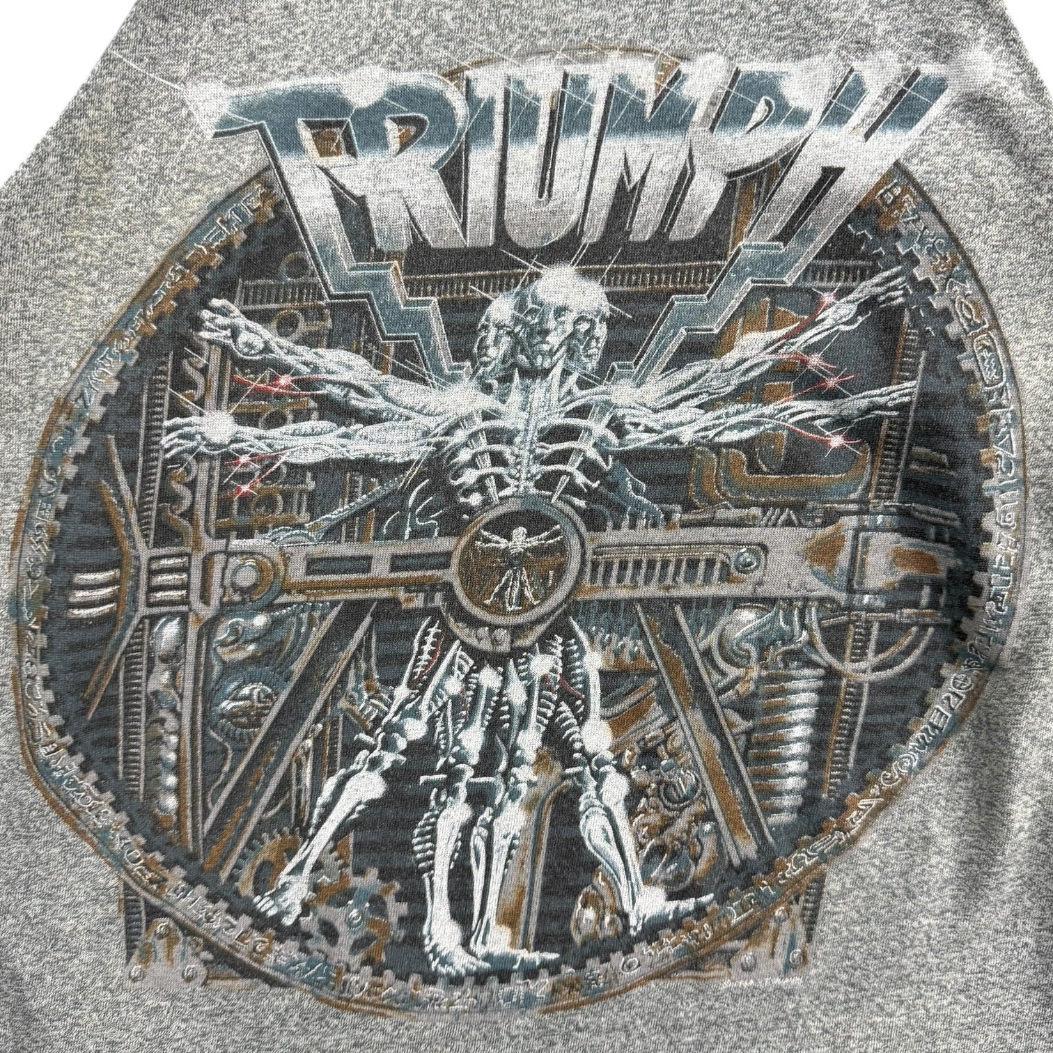 1985 Triumph Thunder World Tour Raglan Tee Black/Grey
