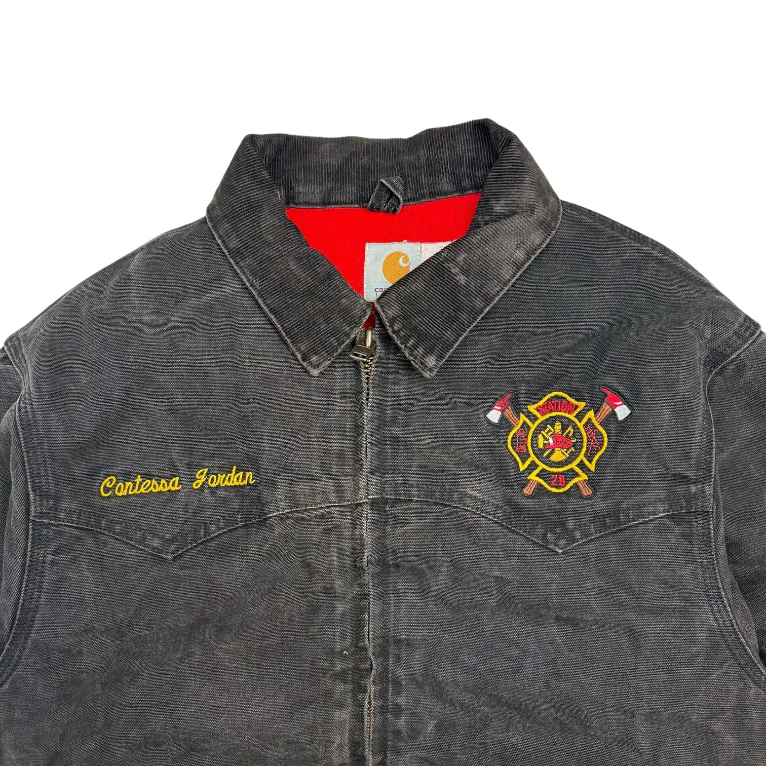 Vintage Carhartt Santa Fe Jacket Faded Black