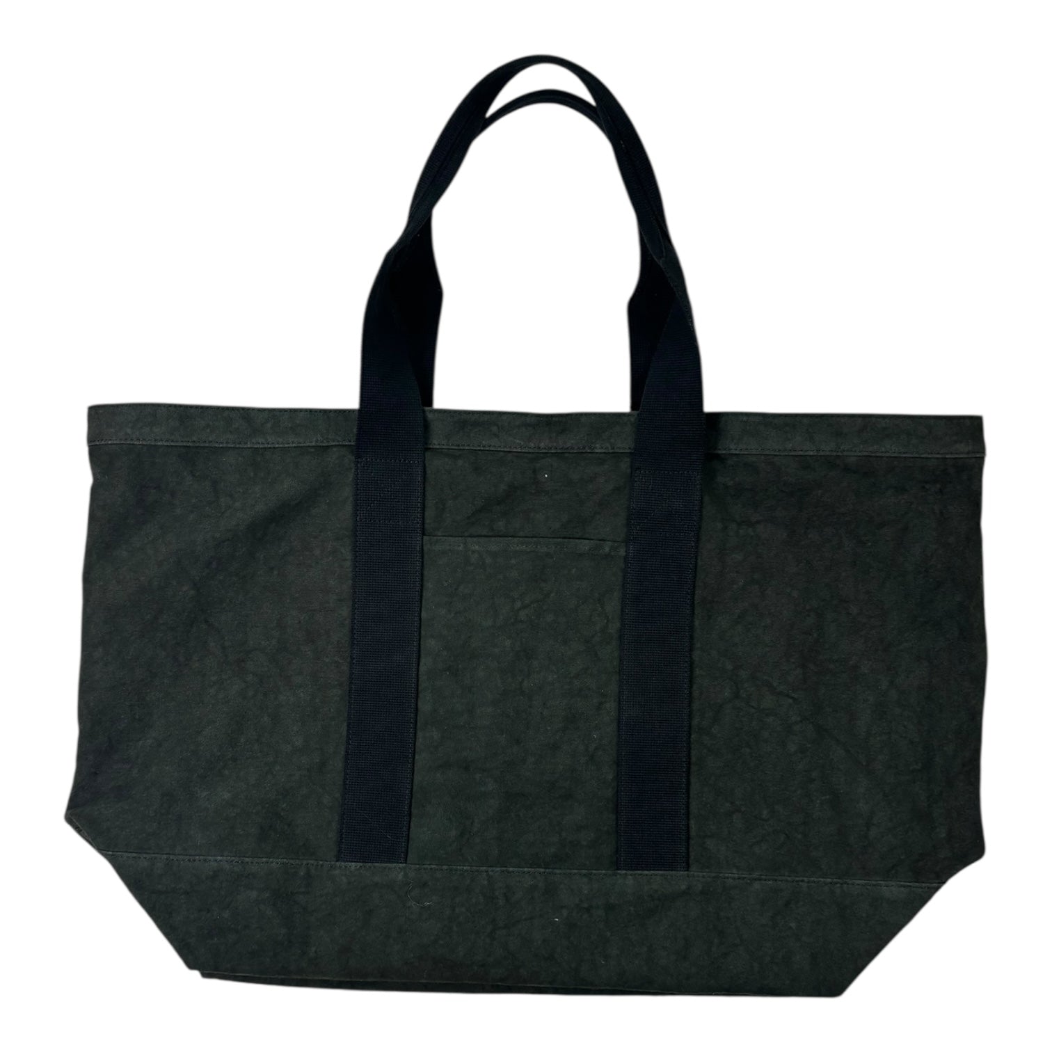 Stussy Canvas Extra Large Tote Bag Washed Black