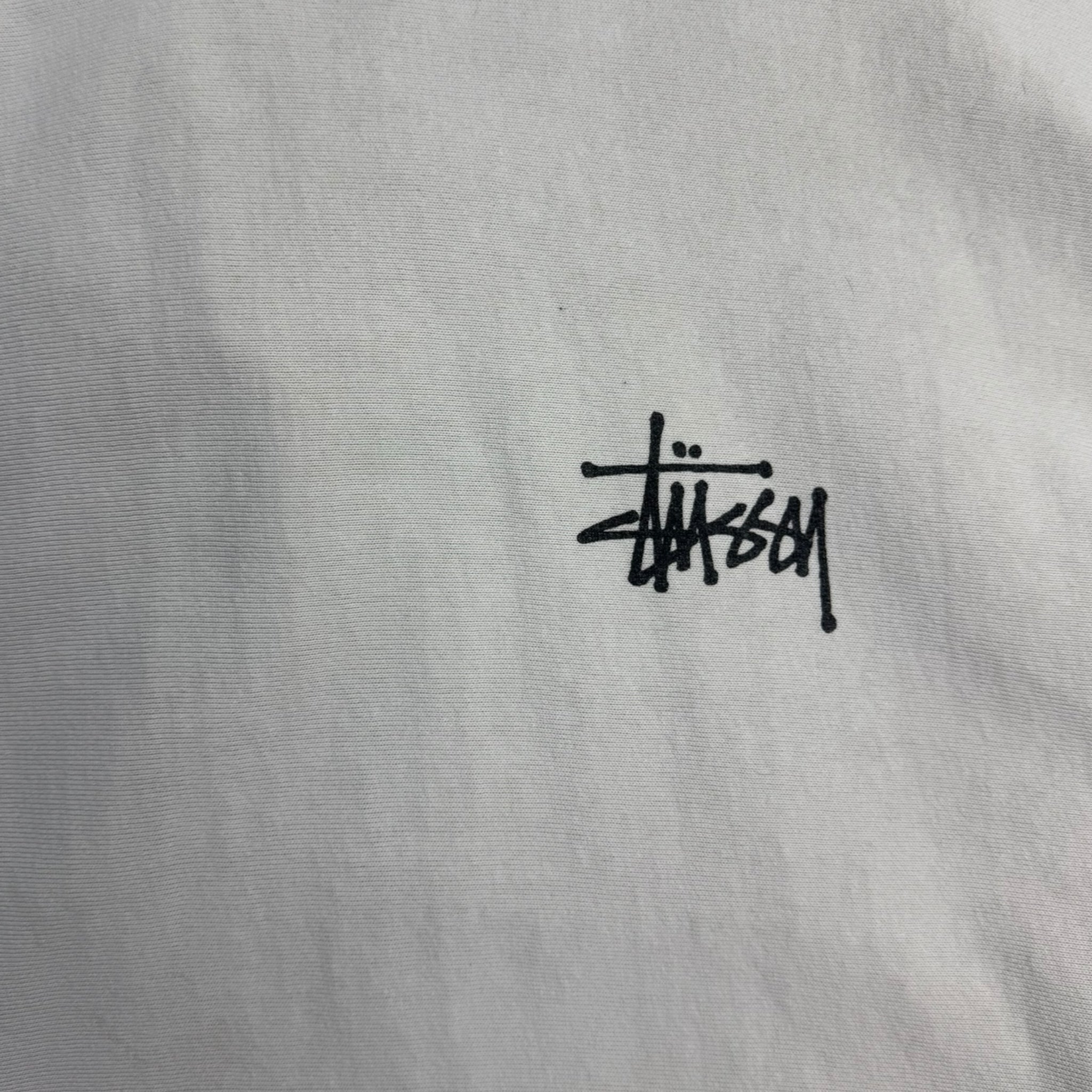 Stussy Script Logo Hoodie Cream