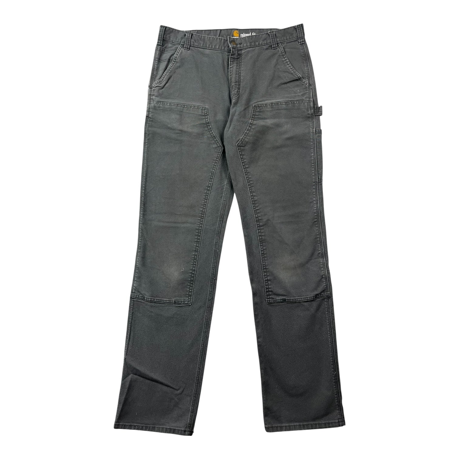 Vintage Carhartt Double Knee Pants Grey