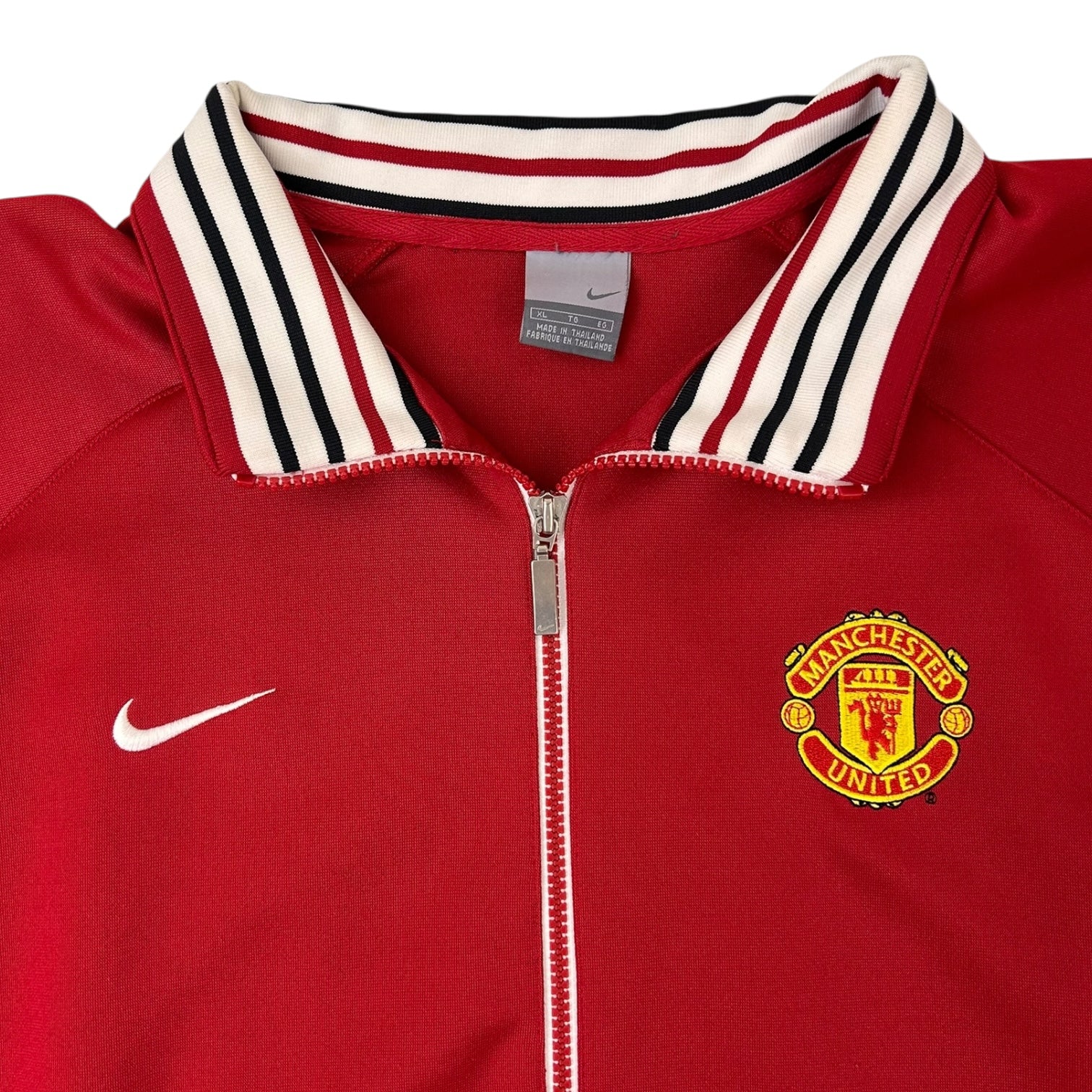 Vintage Nike Manchester United Track Jacket Red