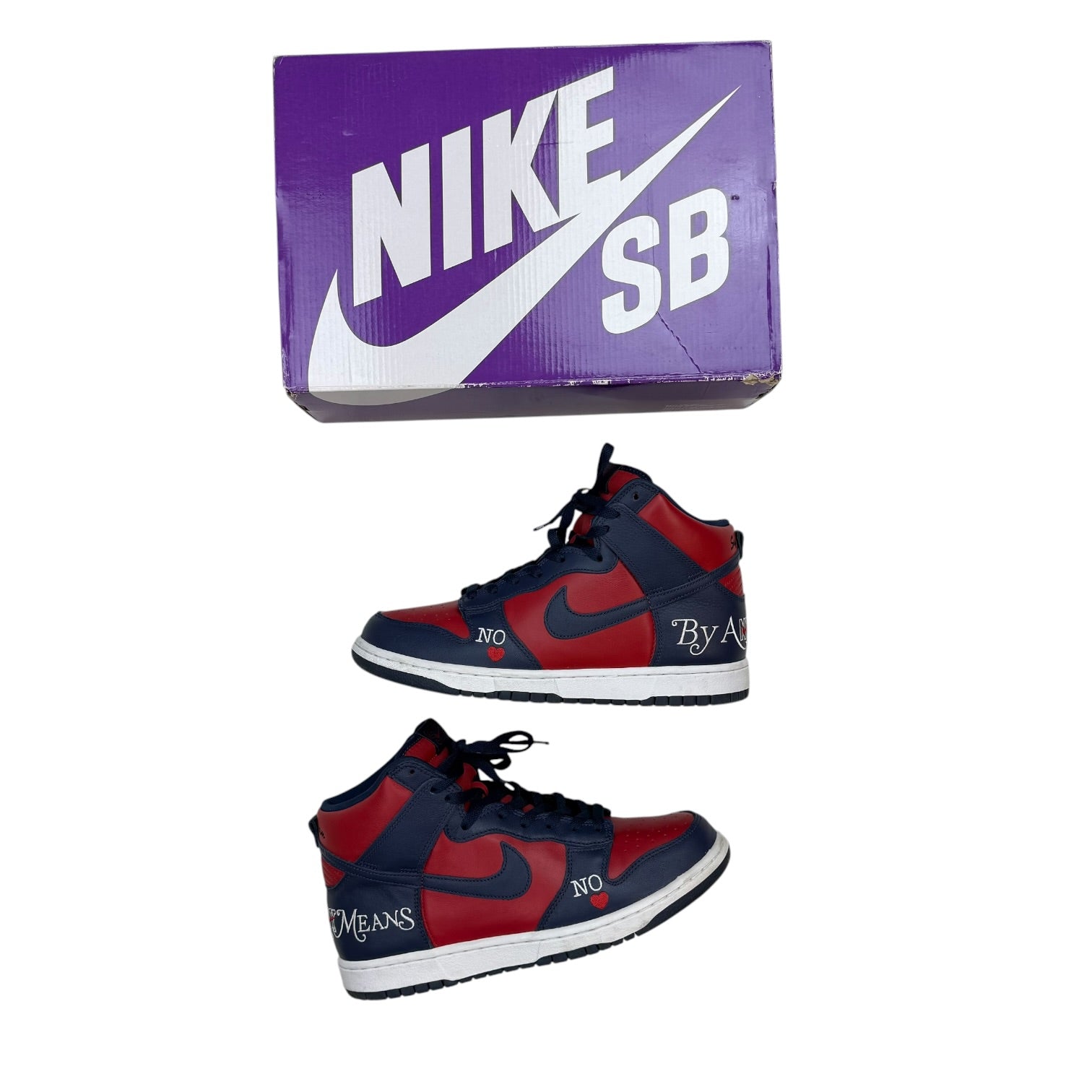 Nike SB Dunk High Supreme By Any Means Navy (Used)