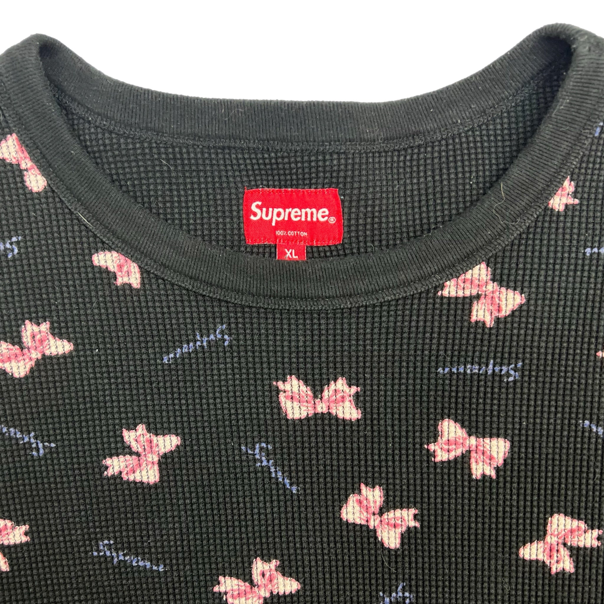 Supreme Bow Waffle Thermal FW19 LS Tee