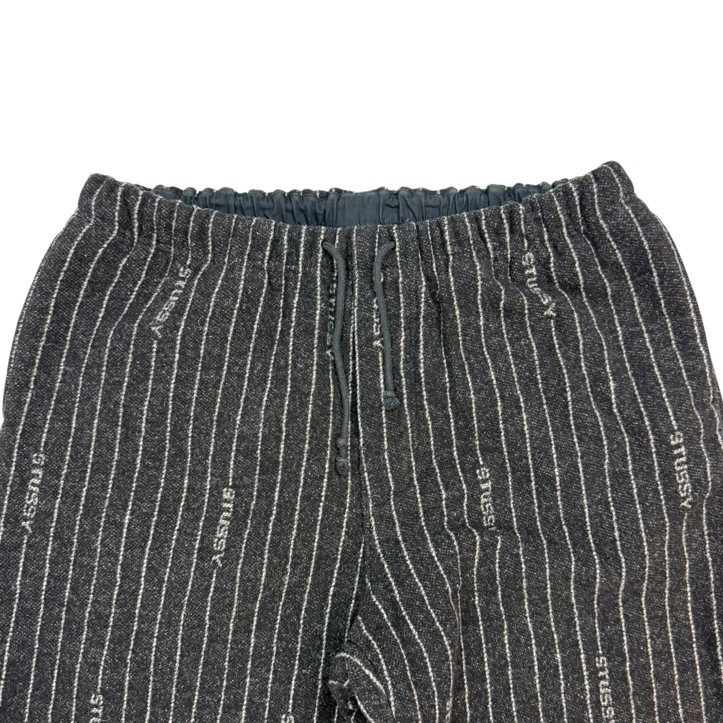 Nike x Stussy Striped Wool Pants Black/White