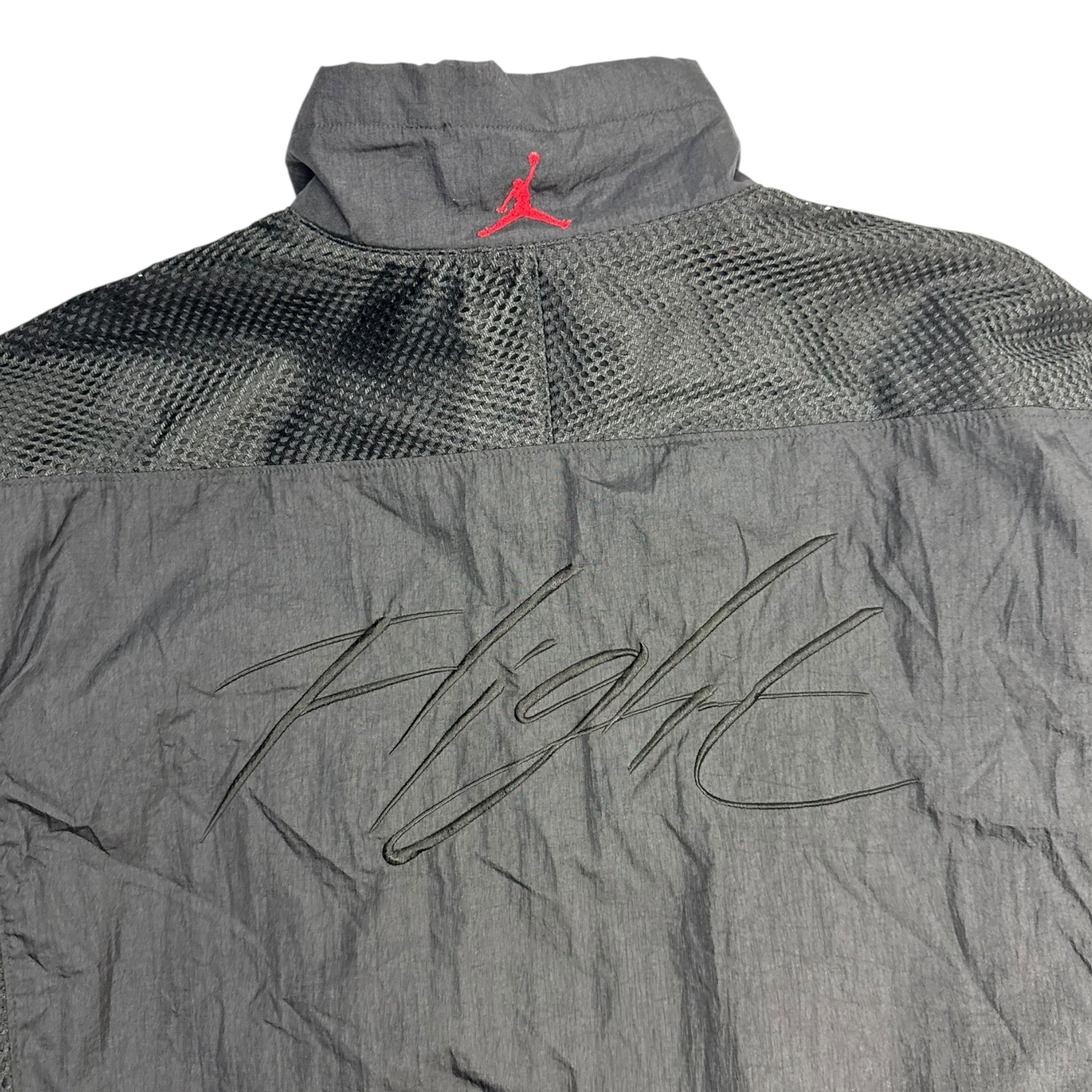 Vintage Nike Air Jordan Flight Jacket Mesh Black