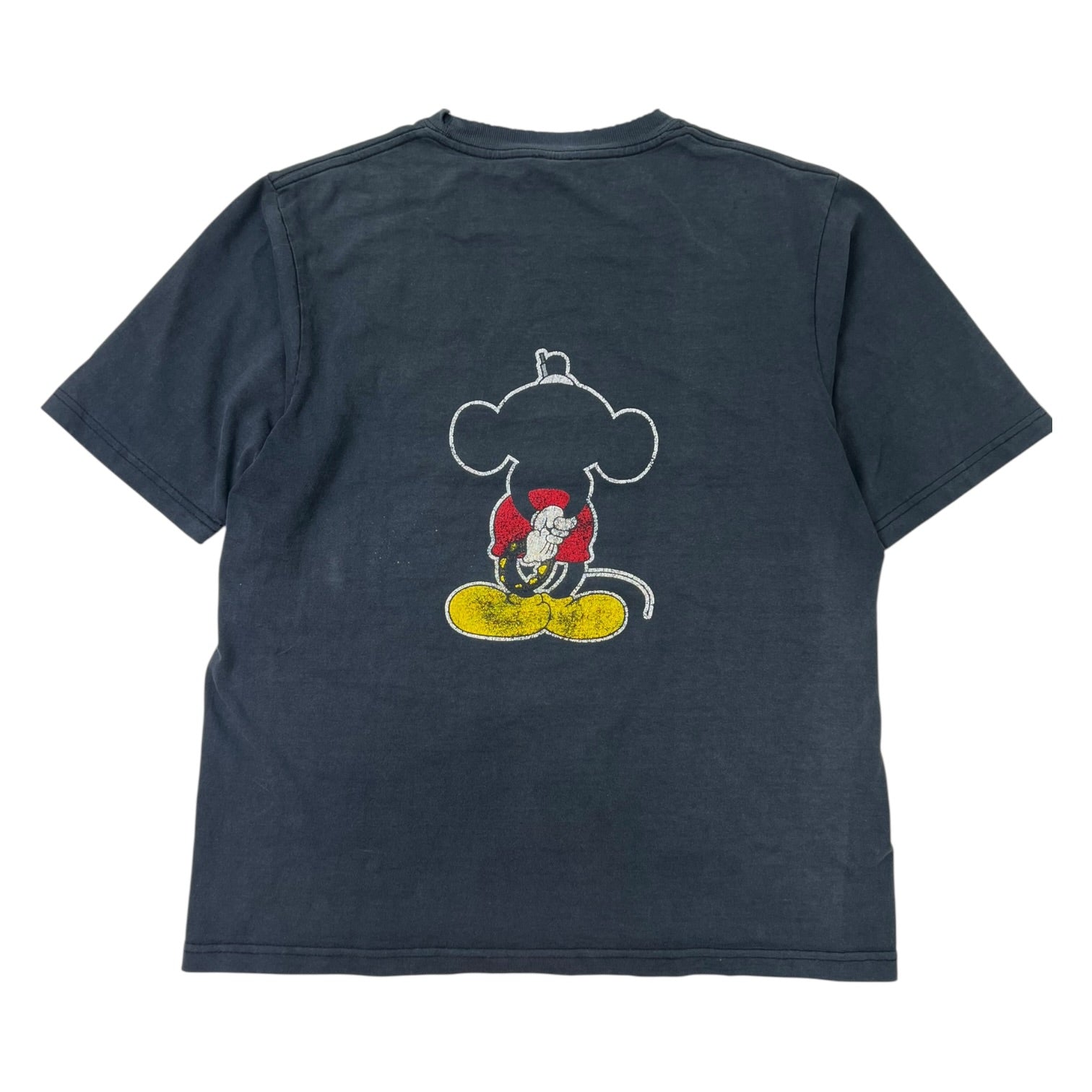 Number (N)ine Mickey Mouse Tokyo Mickey Weeks T-Shirt Washed Black