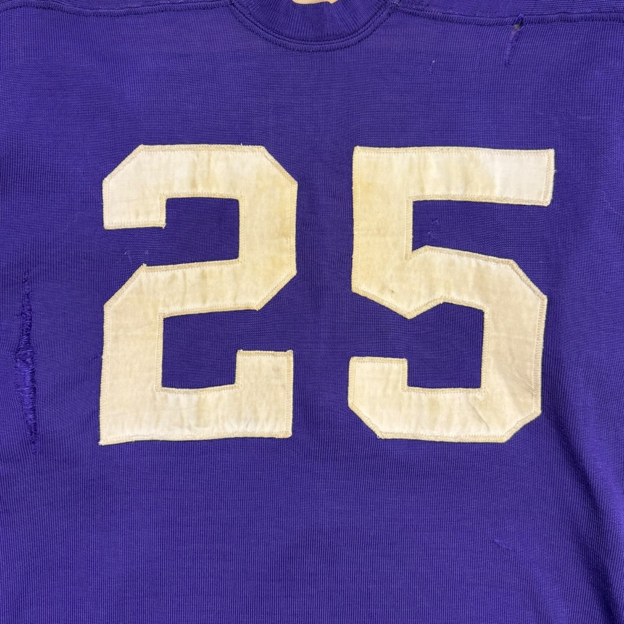 Vintage 60s/70s Sand-Knit Number 25 Football Jersey
