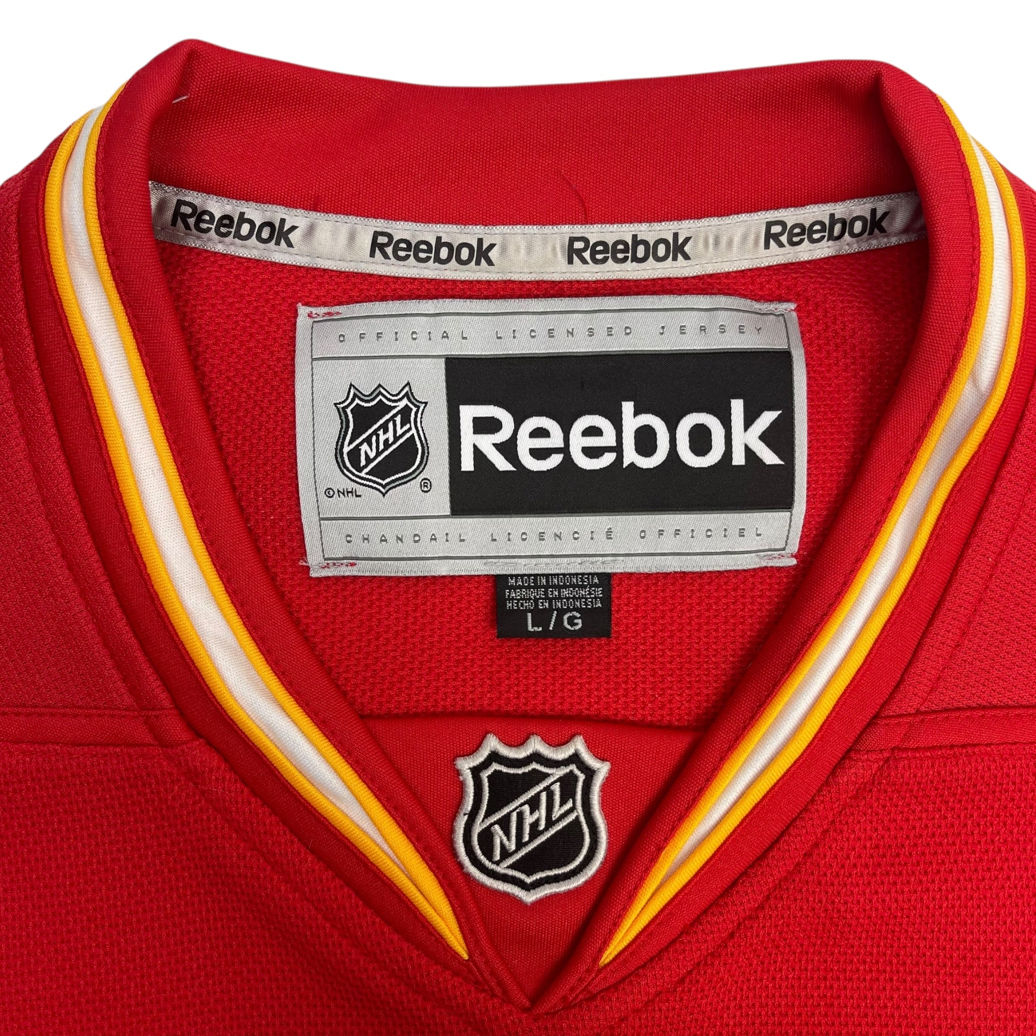 Calgary Flames Theo Fleury Reebok Home Jersey Red