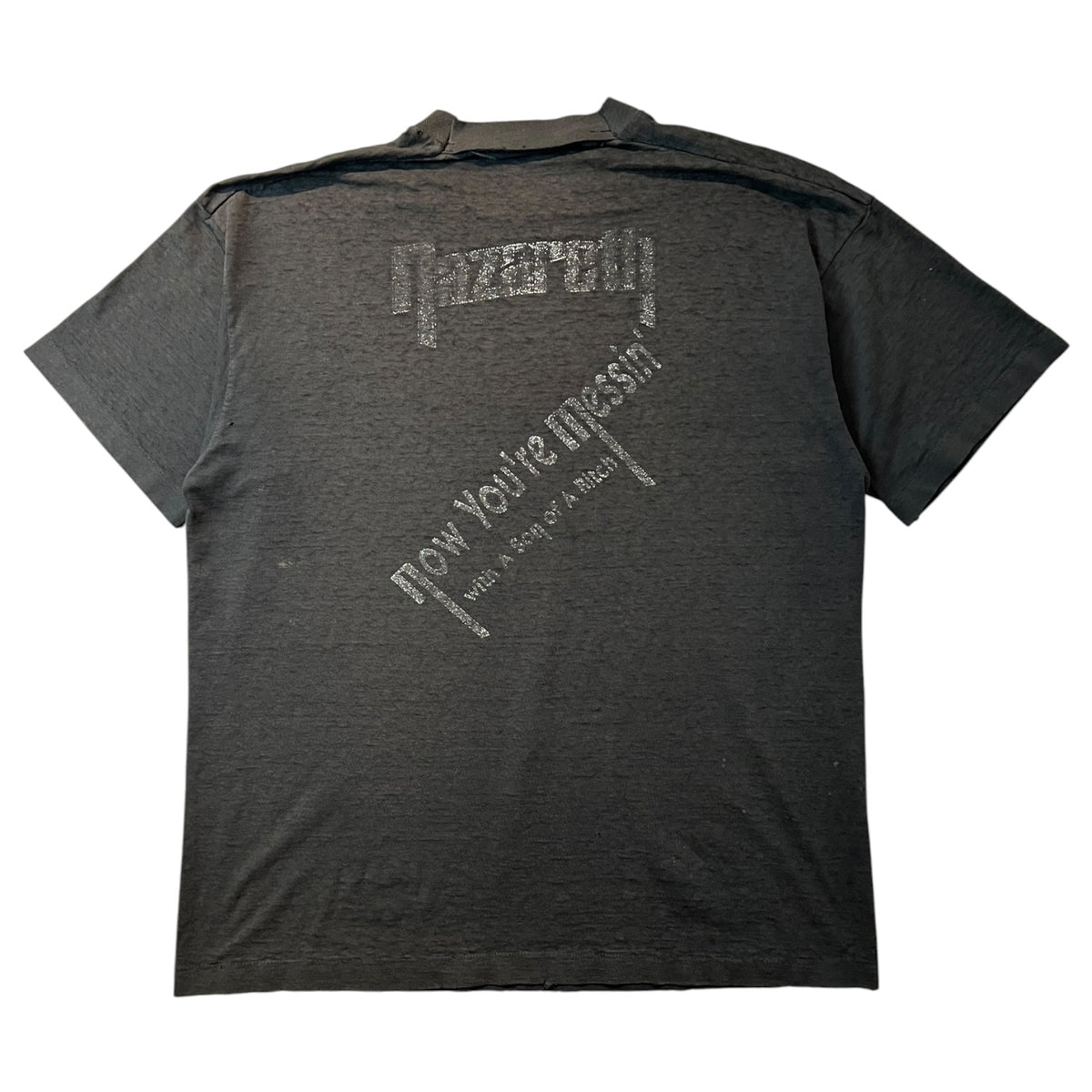 Vintage Nazareth Band T-Shirt Black