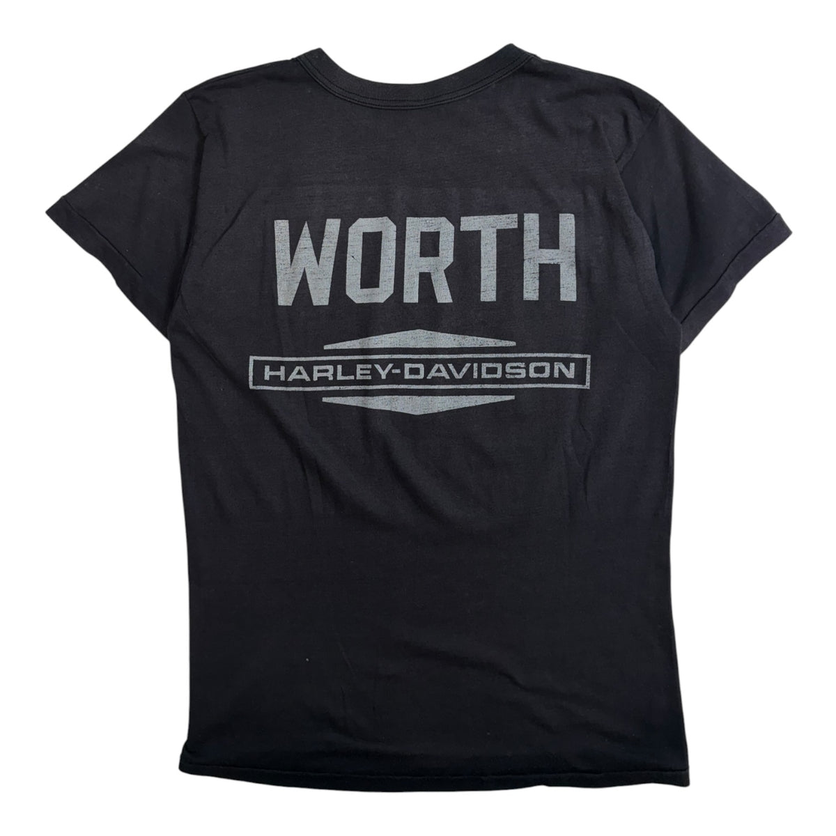 Vintage Harley Davidson “Worth” T-Shirt Grey