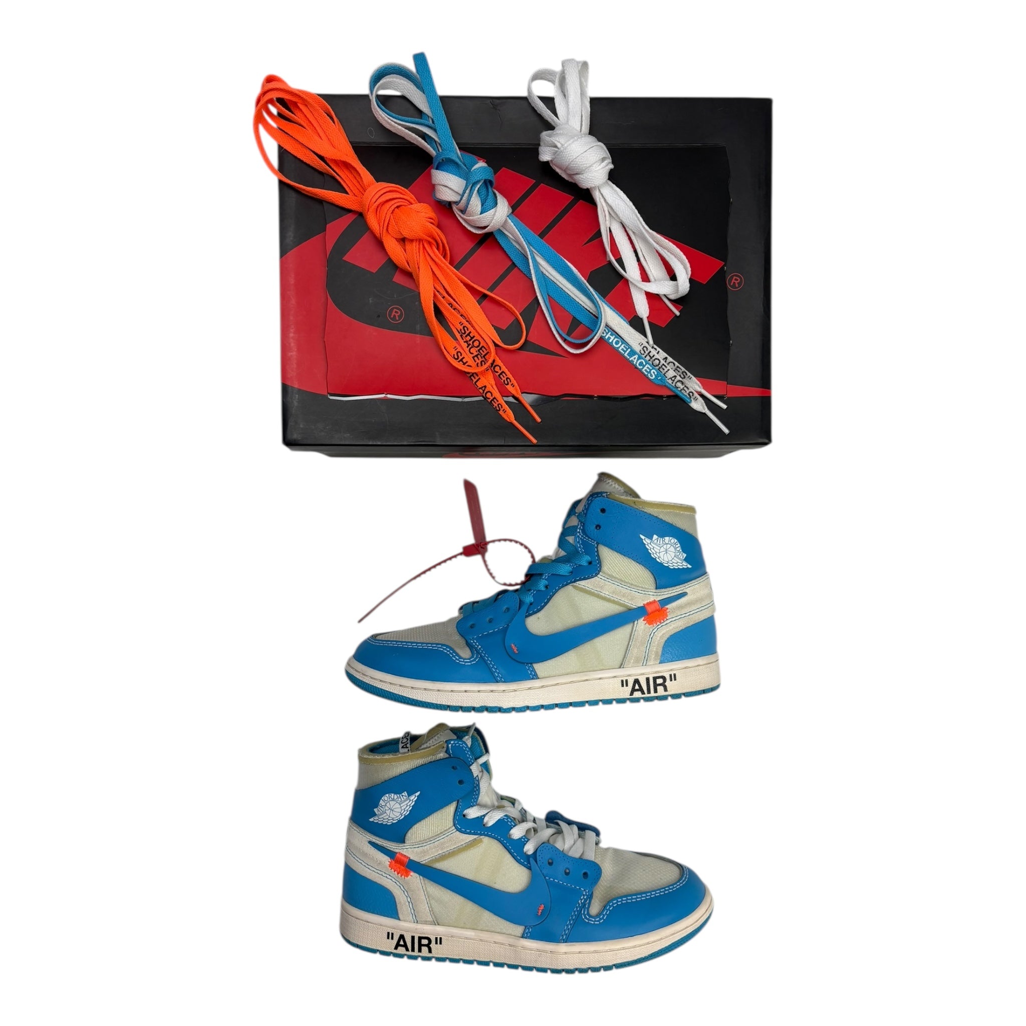 Jordan 1 Retro High Off-White University Blue (Used)