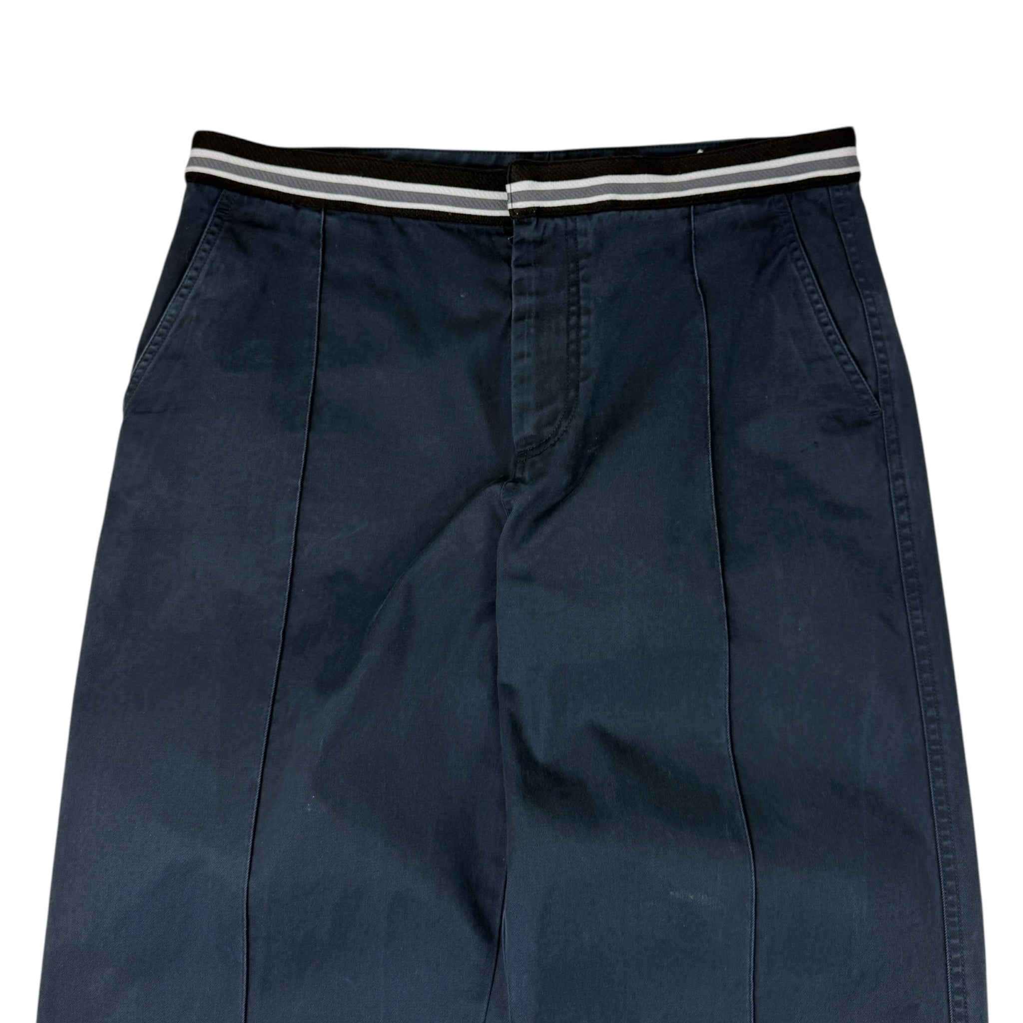 Valentino Pleated Chino Pant Navy