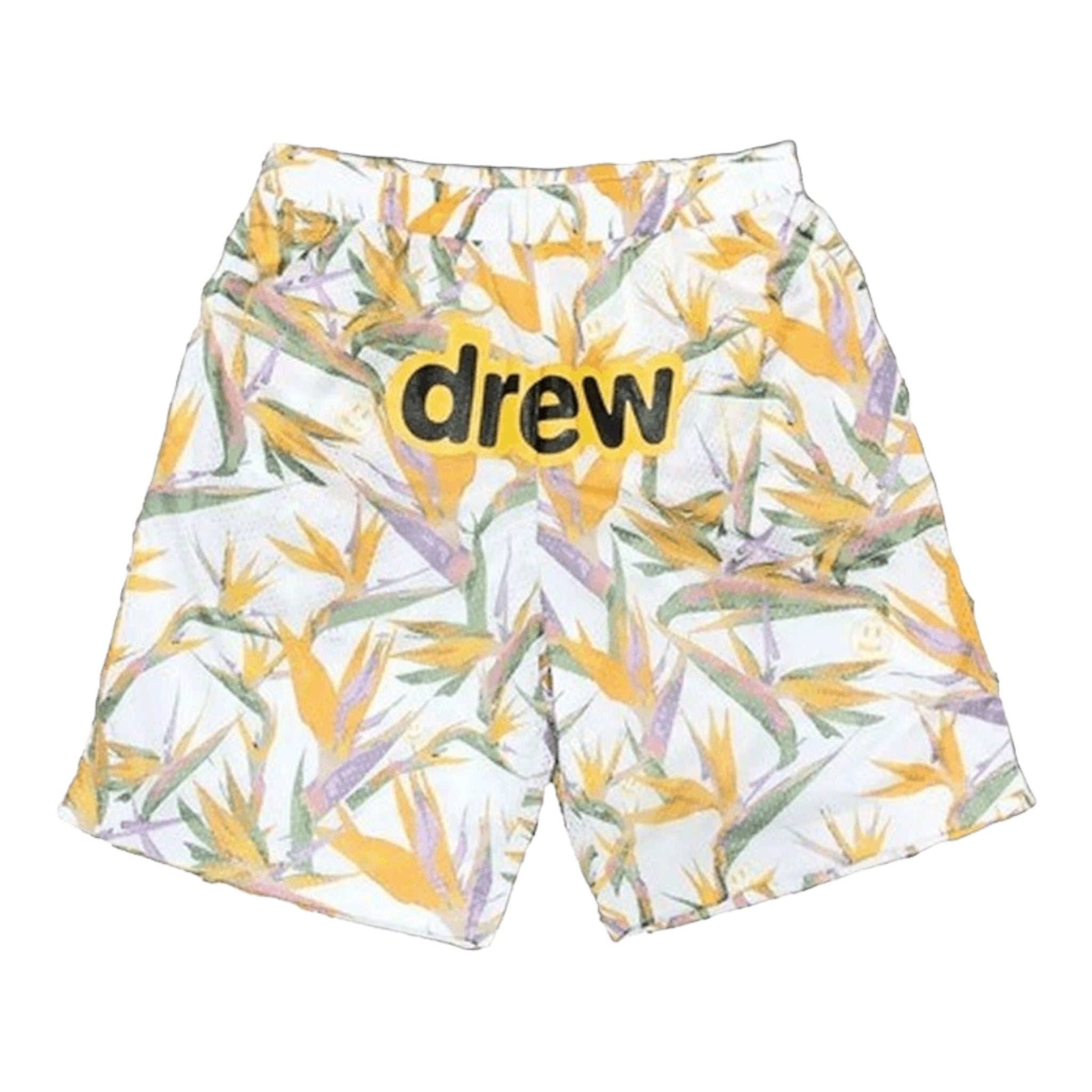 Drew House Secret Birds Of Paradise Mesh Shorts White