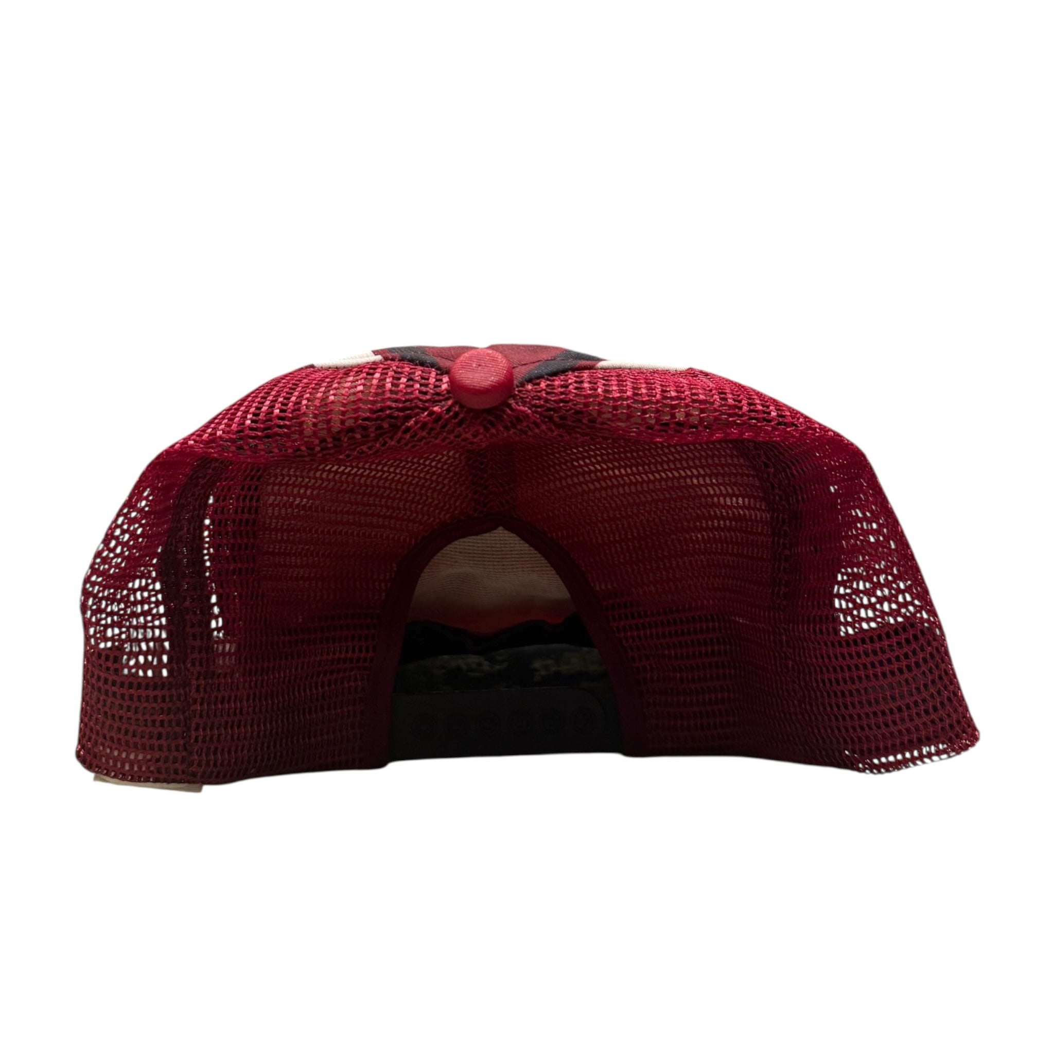 Vintage St Louis Cardinals New Era Trucker Hat Burgundy