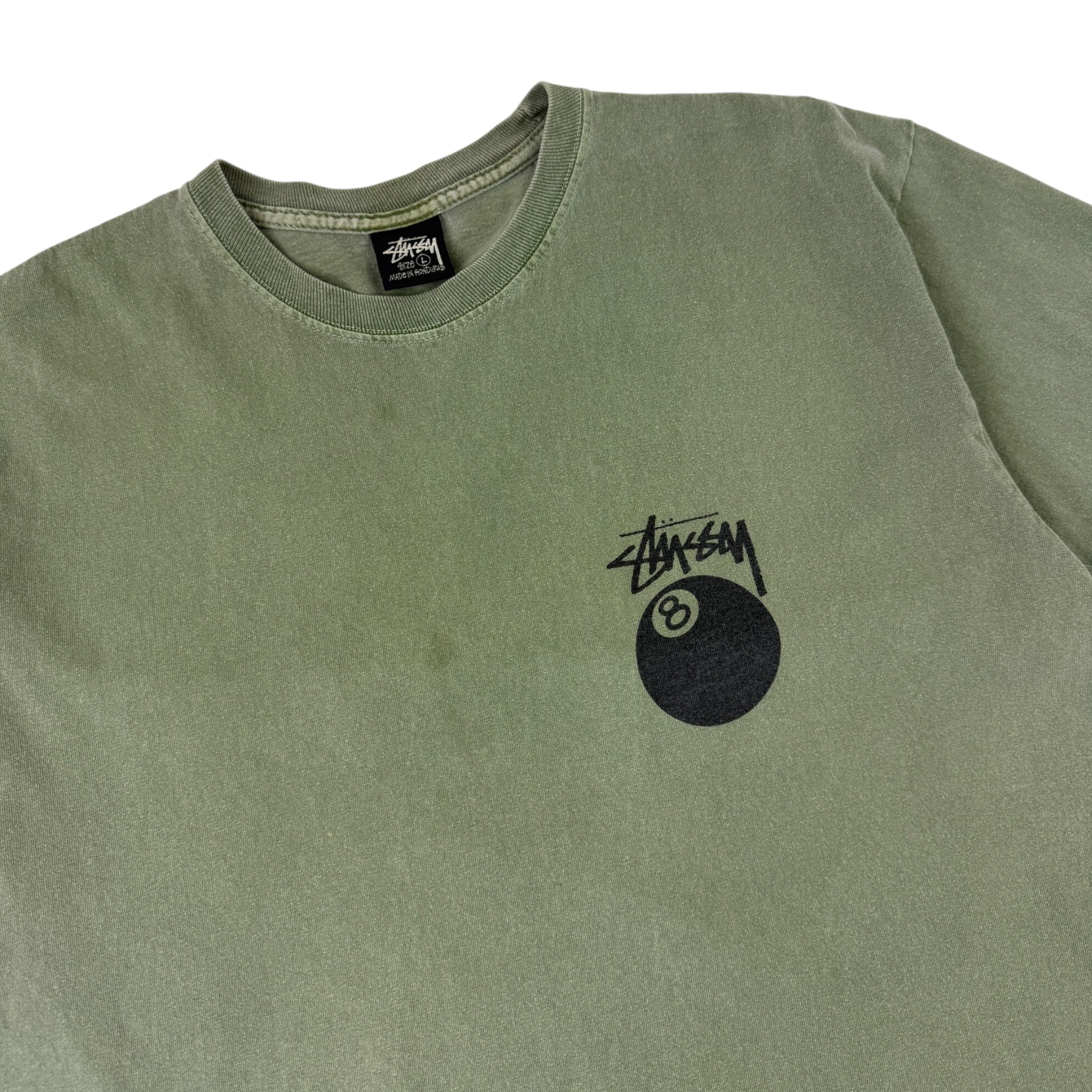 Stussy 8-Ball T-Shirt Washed Green