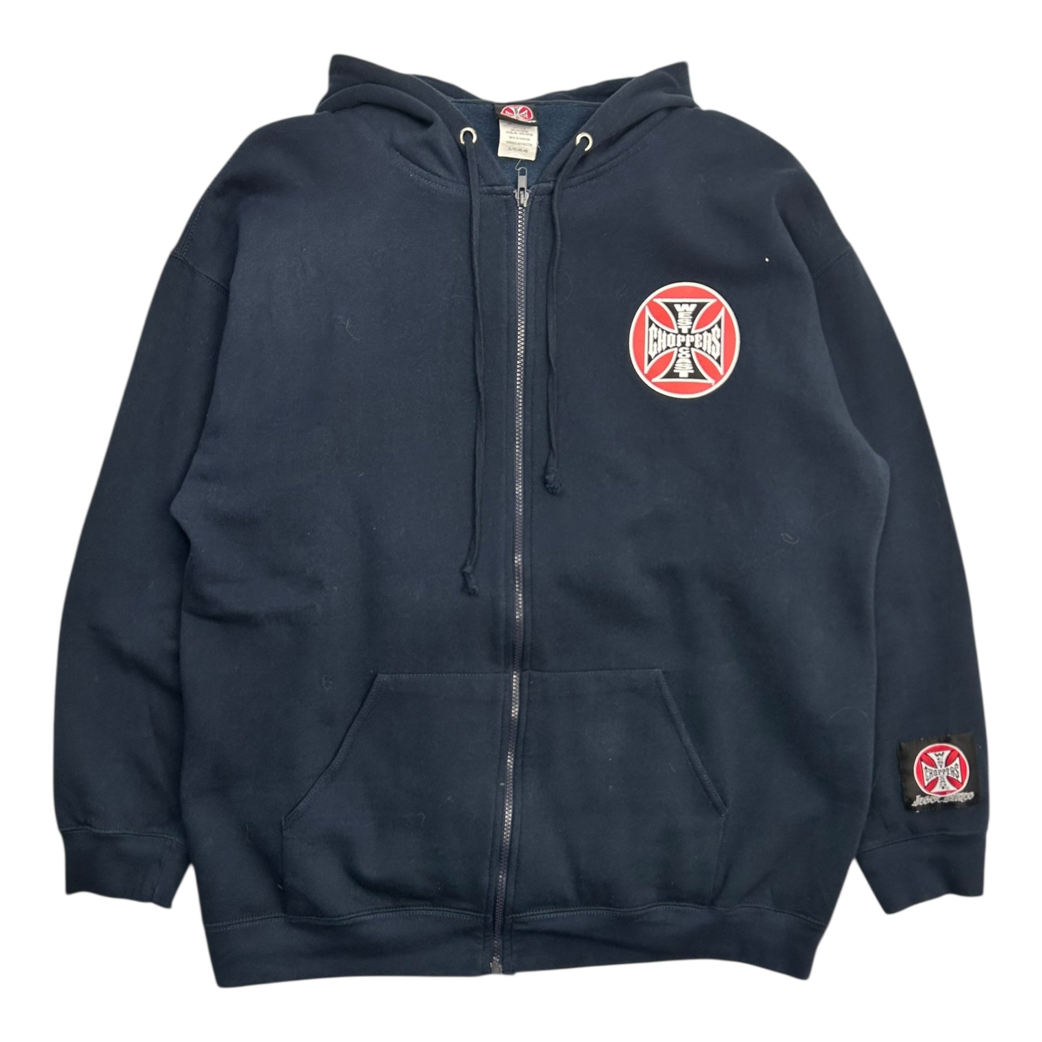 Y2K West Coast Choppers Zip Up Hoodie