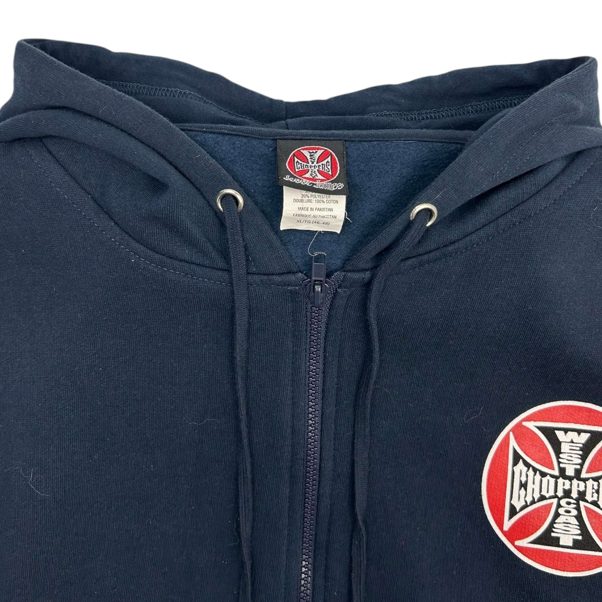 Y2K West Coast Choppers Zip Up Hoodie