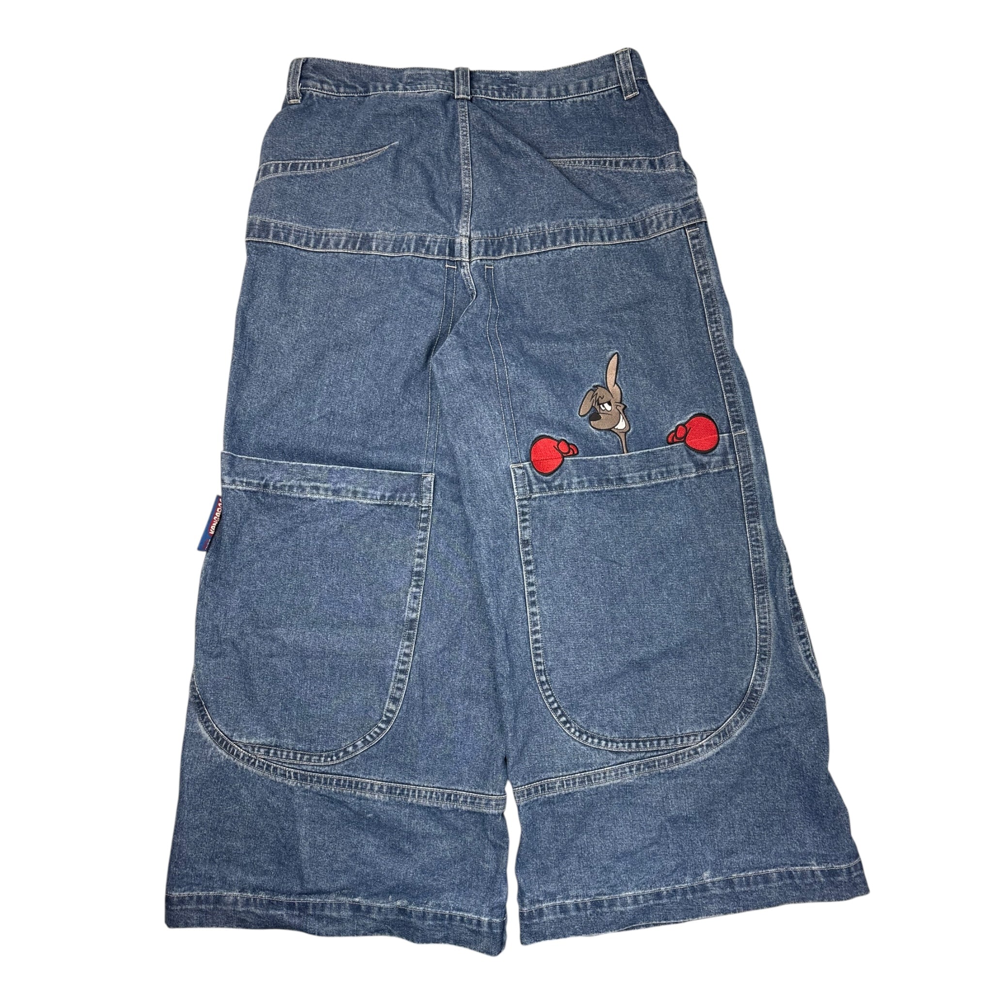 JNCO Wide Leg Kangaroo Denim Jeans
