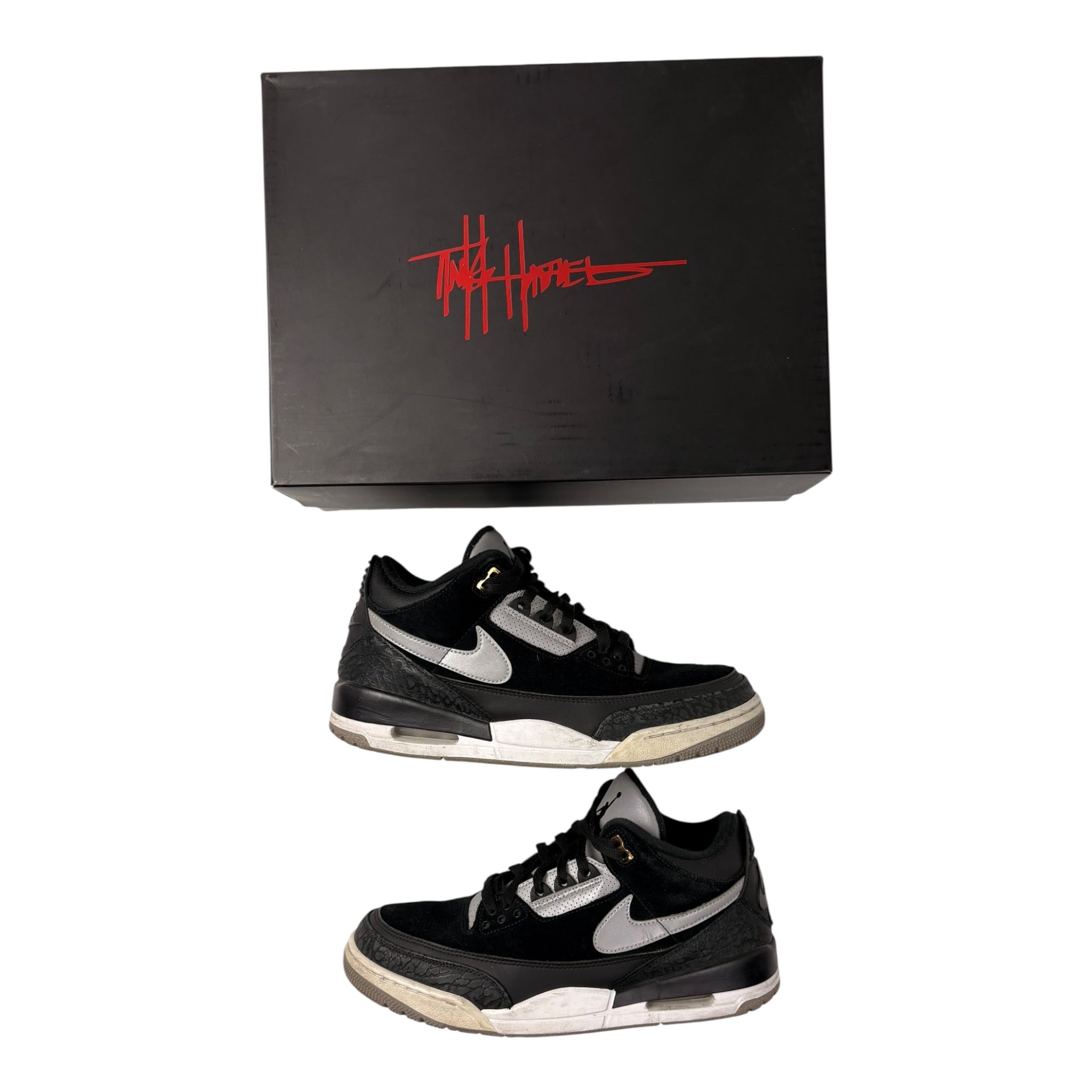 (Used) Jordan 3 Retro Tinker Black Cement Gold
