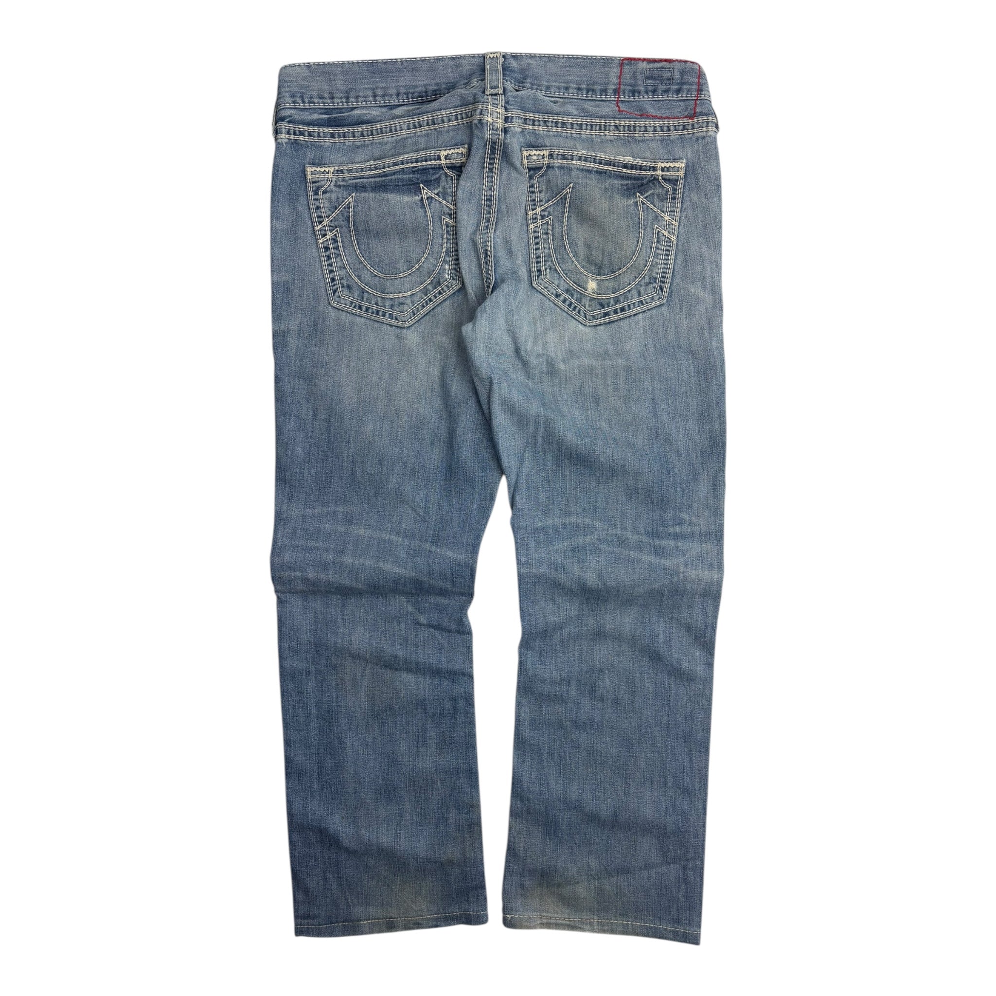 Vintage Y2K True Religion Light Wash Faded Denim