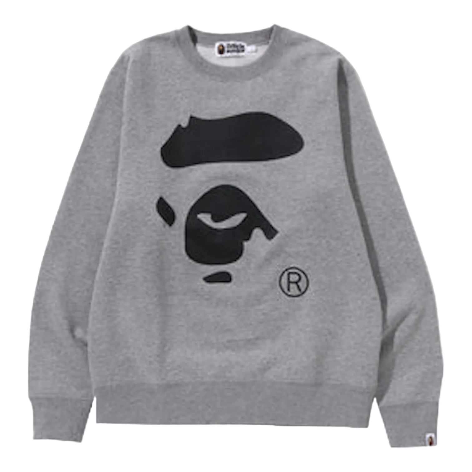 Bape Head New Years Crewneck Grey