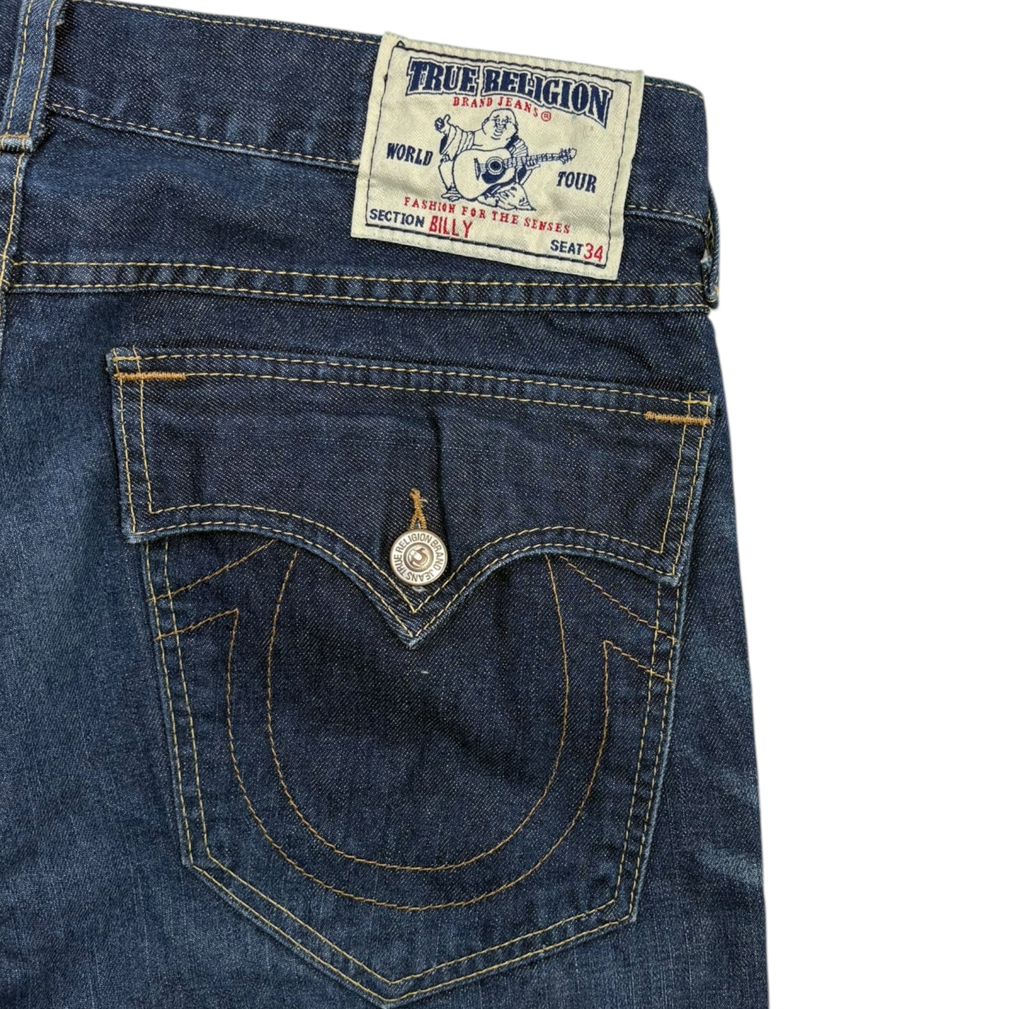 Vintage True Religion Billy Dark Wash Denim