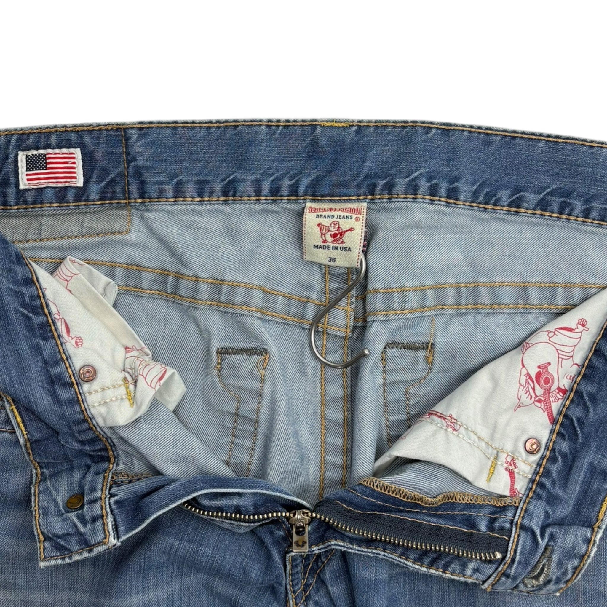 Vintage True Religion Bobby Medium Wash Denim