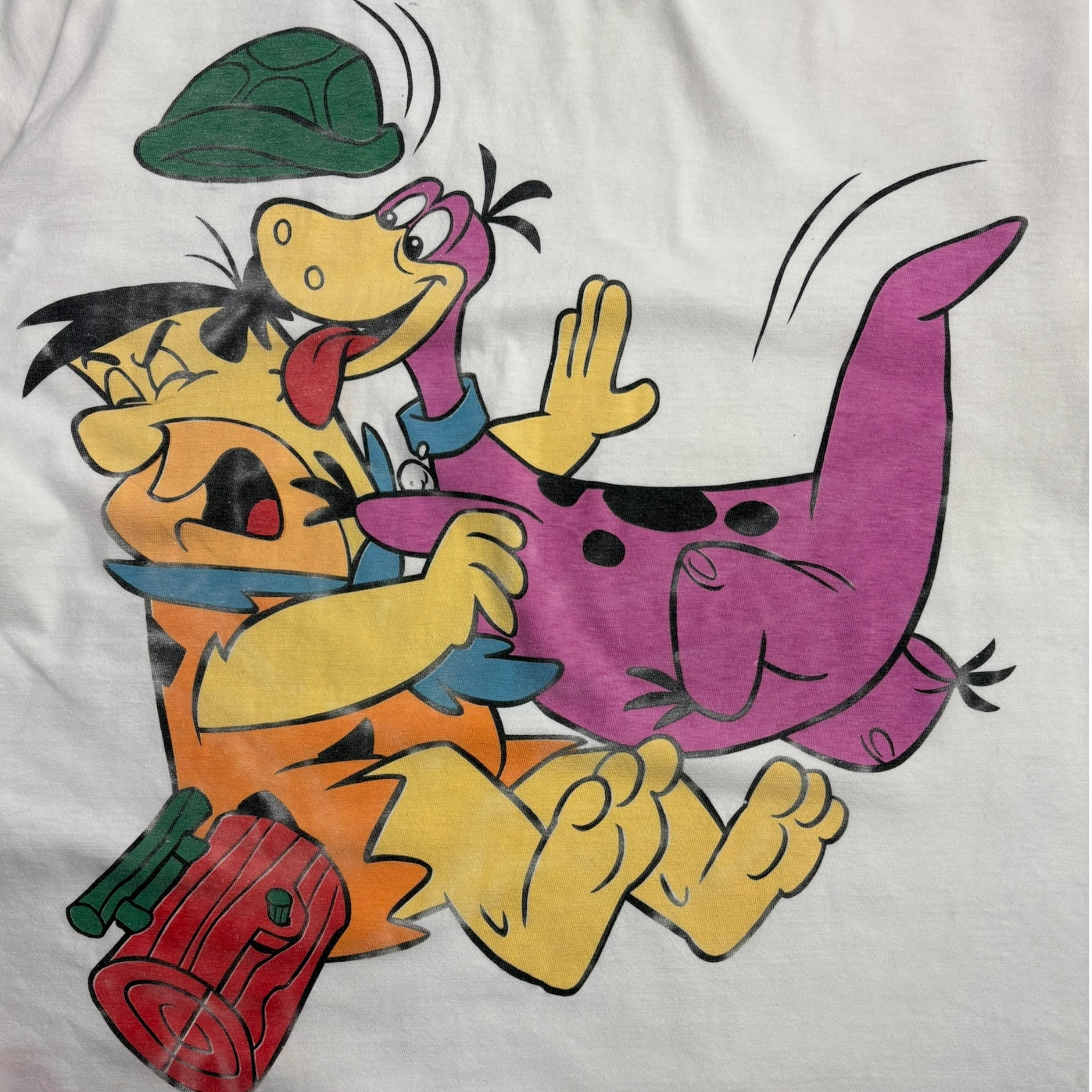 Vintage The Flintstones Fred & Dino T-Shirt