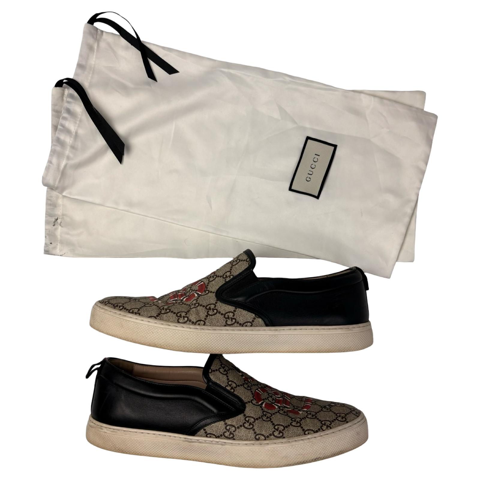 Gucci GG Supreme Slip-On “Kingsnake” (Used)
