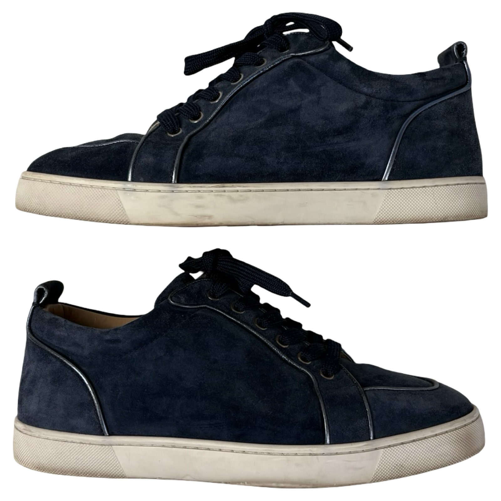 Christian Louboutin Rantulow Navy Suede (Used)