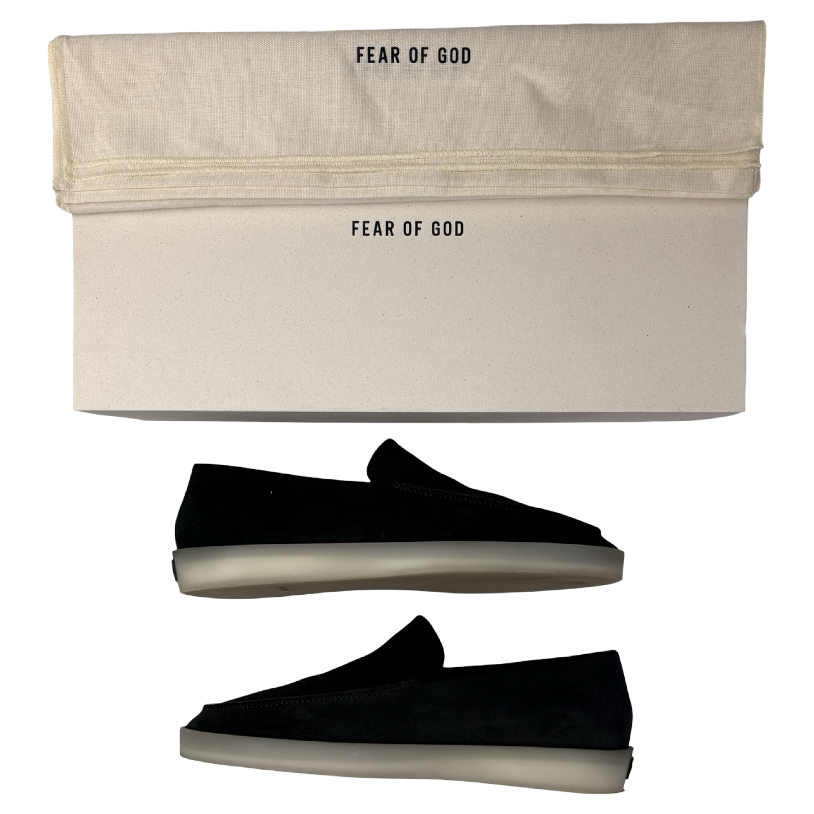 Fear Of God Reverse Suede Loafer Black (Used)