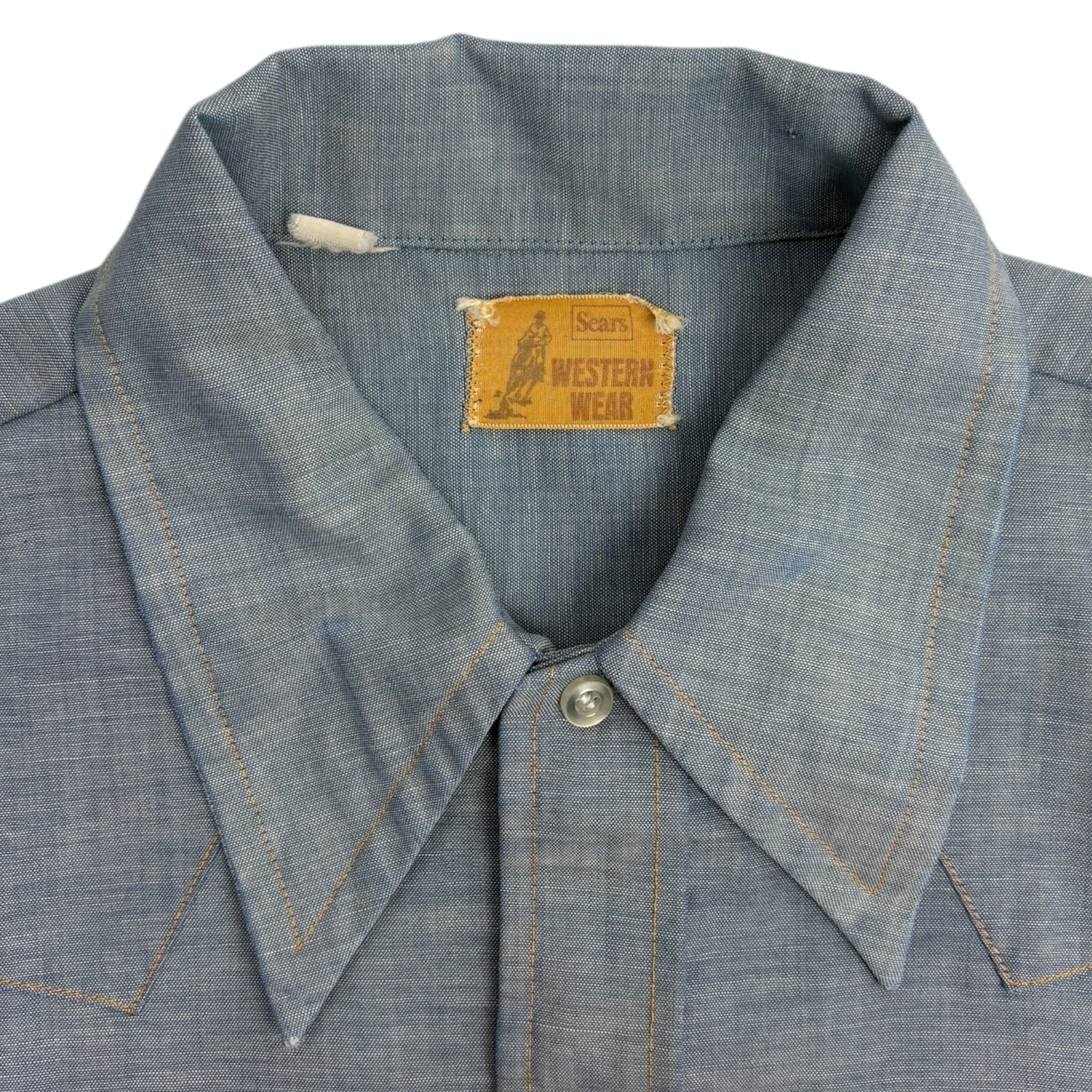 Vintage Sears Western Wear Pearl Snap